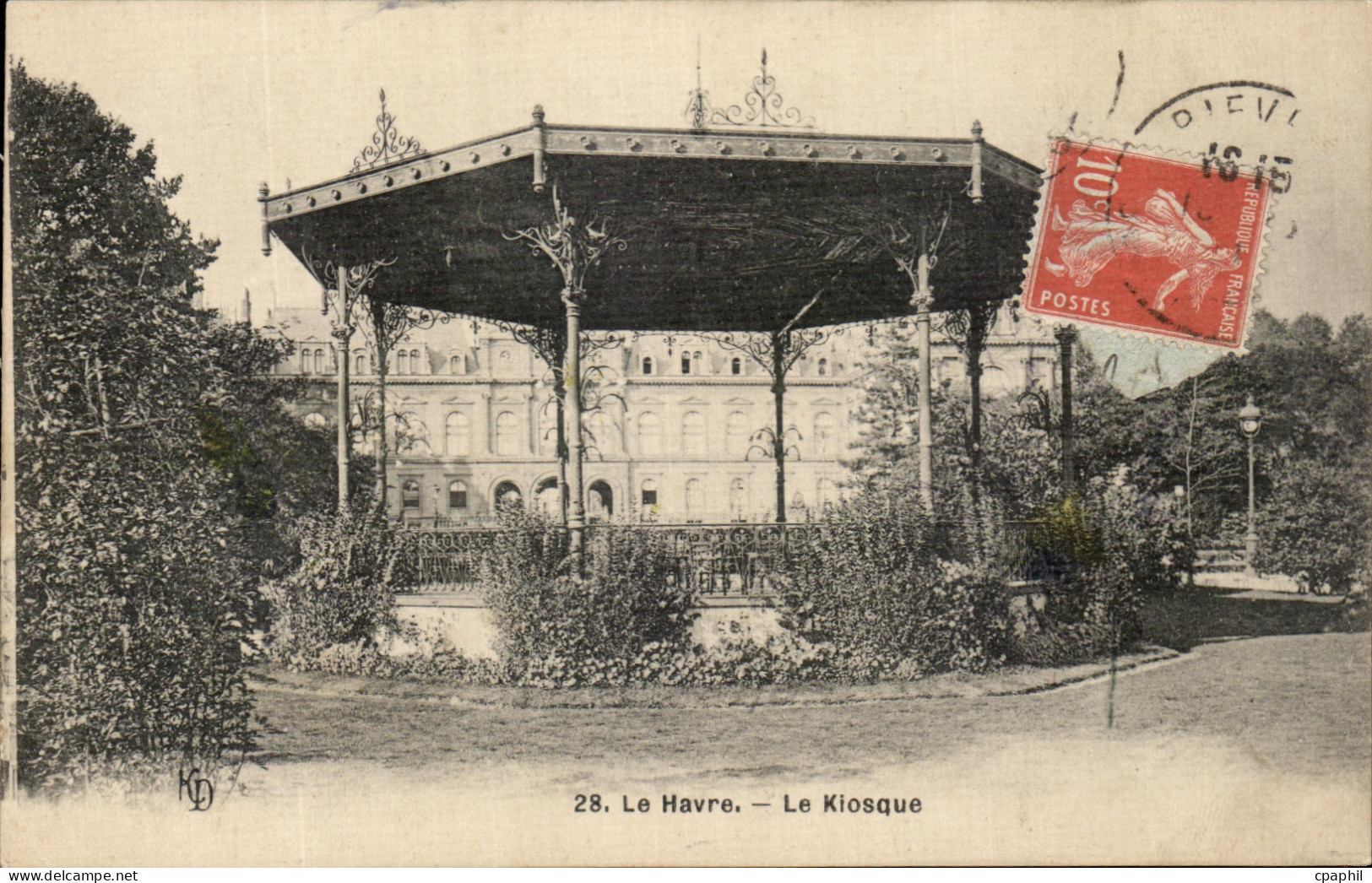 CPA La Havre Le Kiosque