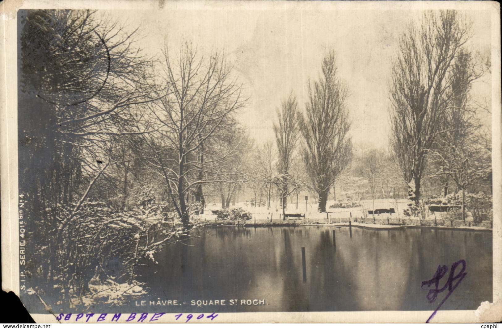 CPA La Havre Square Saint Roch