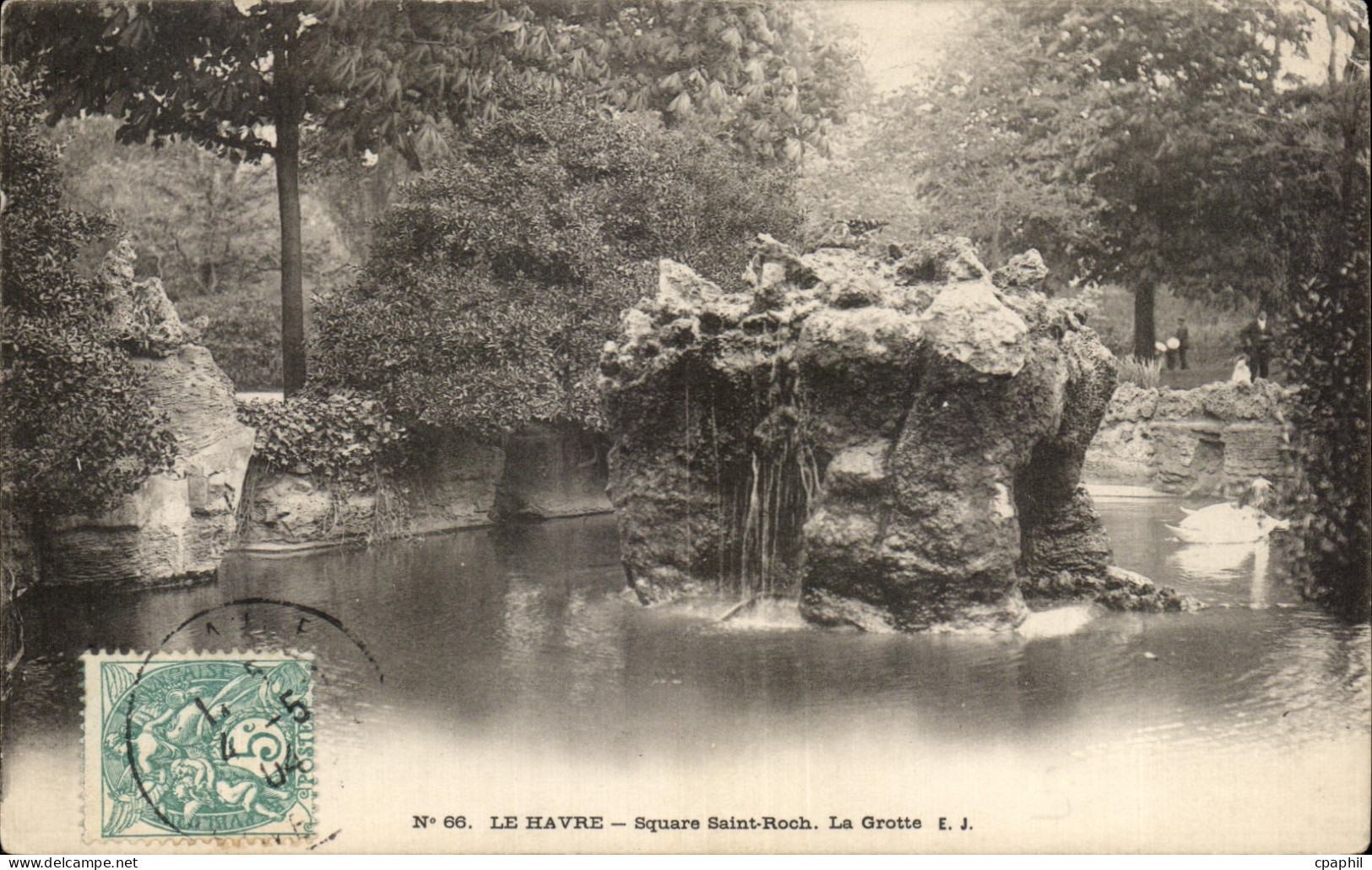 CPA La Havre Square Saint Roch La Grotte