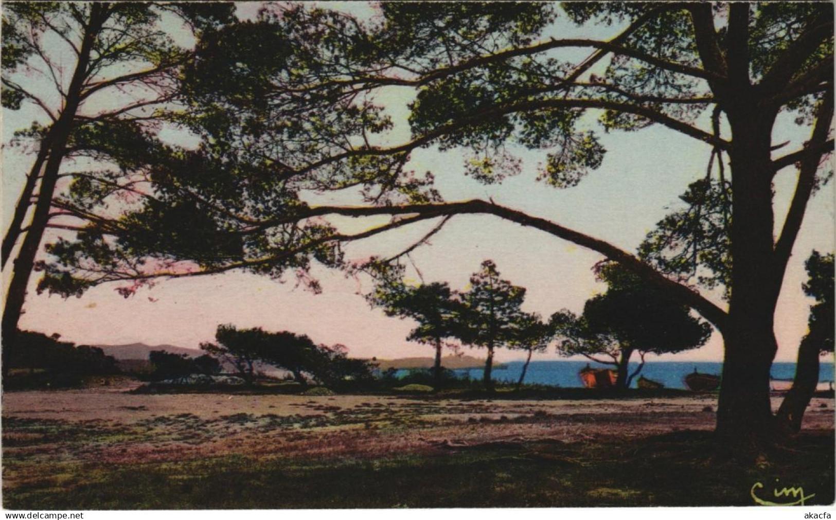 CPA LA LONDE-les-MAURES Plage de l'Argentiere (1112845)