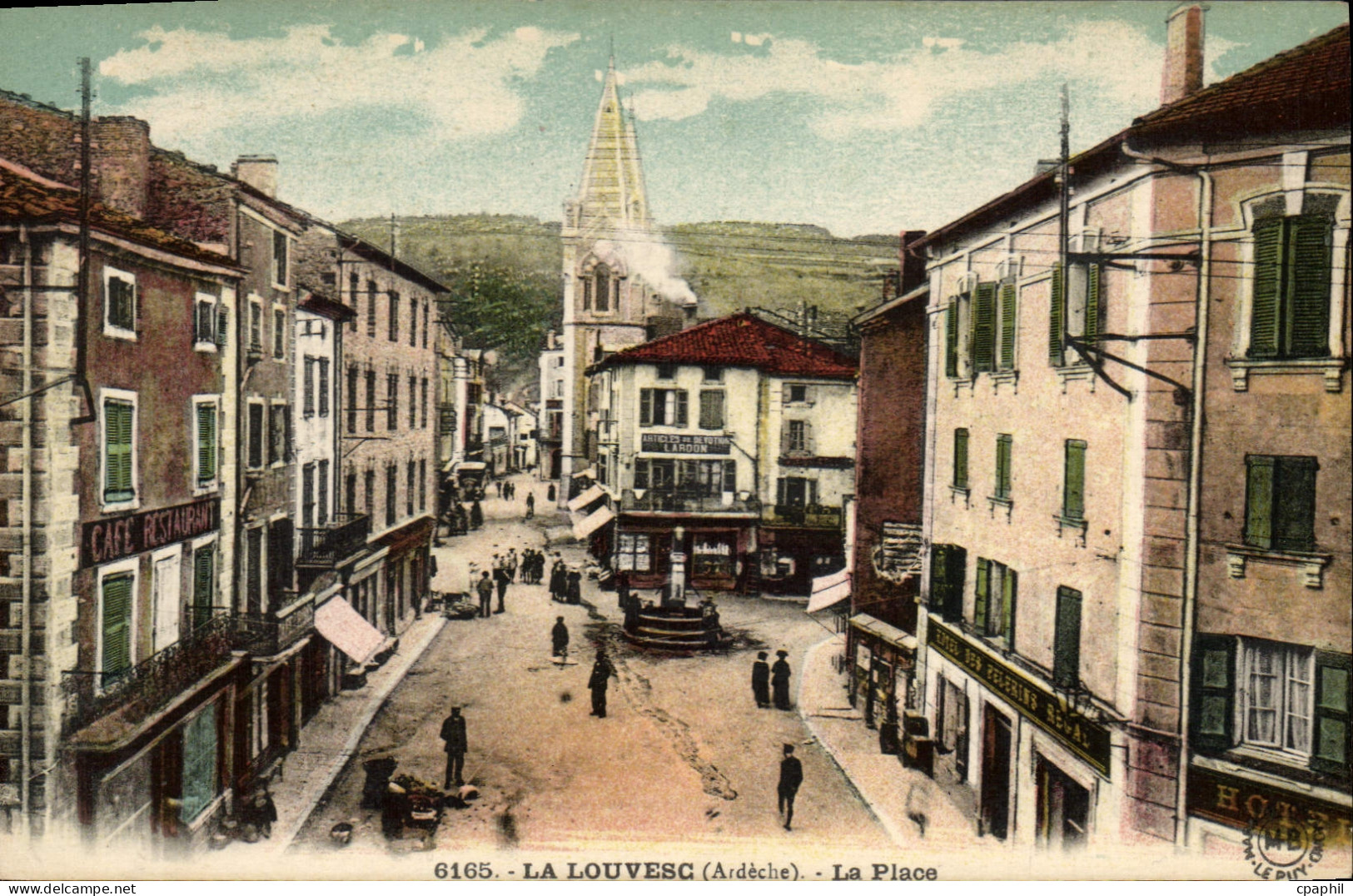 CPA La Louvesc Ardeche La Place