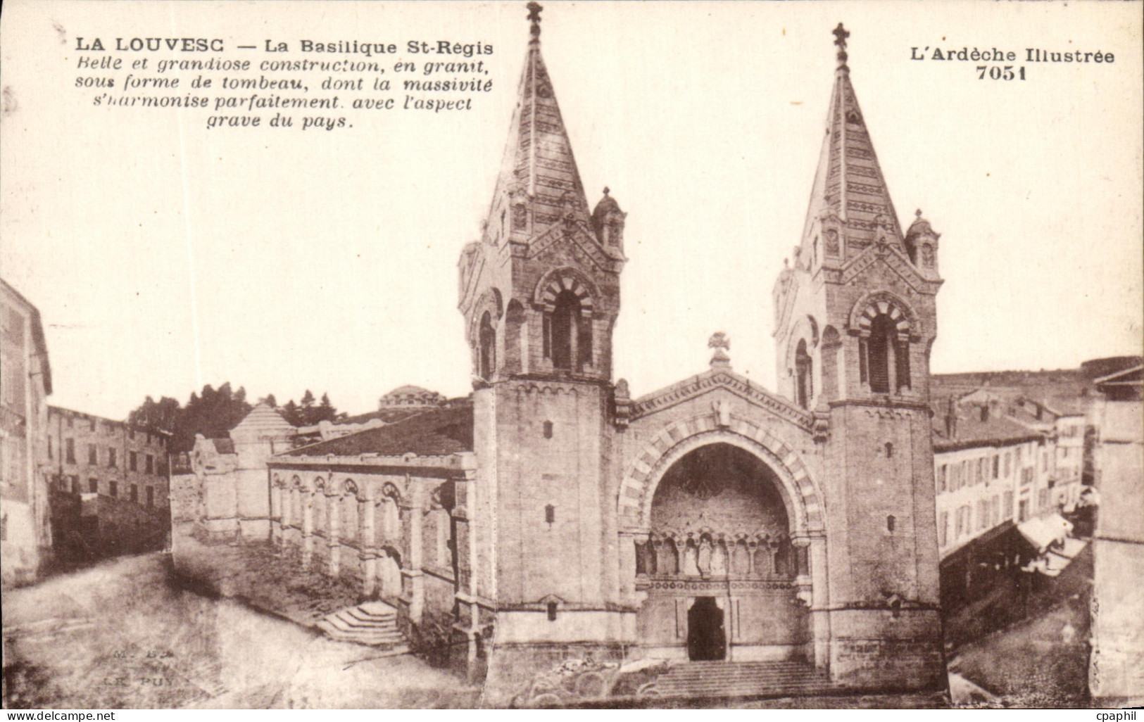 CPA La Louvesc La Basilique St Regis