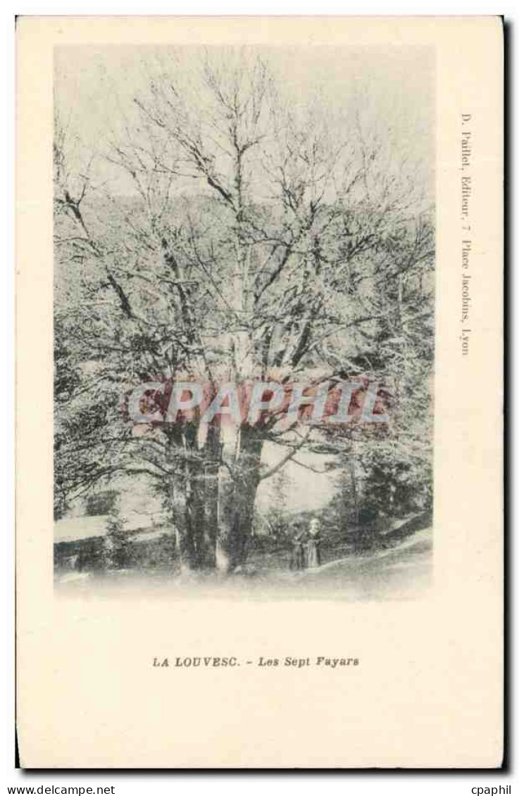 CPA La Louvesc Les Sept Fayars Arbre