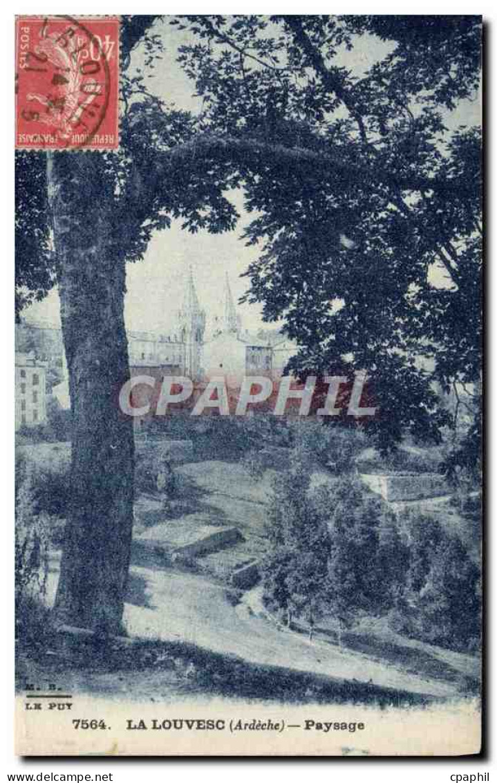 CPA La Louvesc Paysage