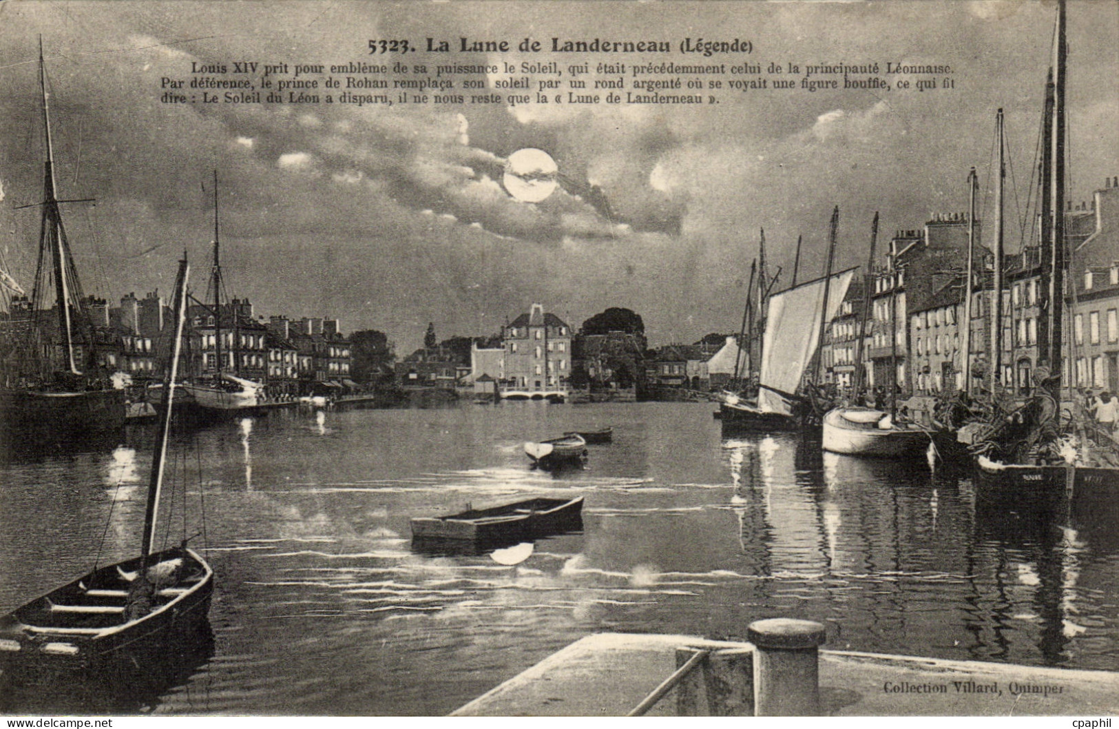 CPA La lune de landerneau (legende)