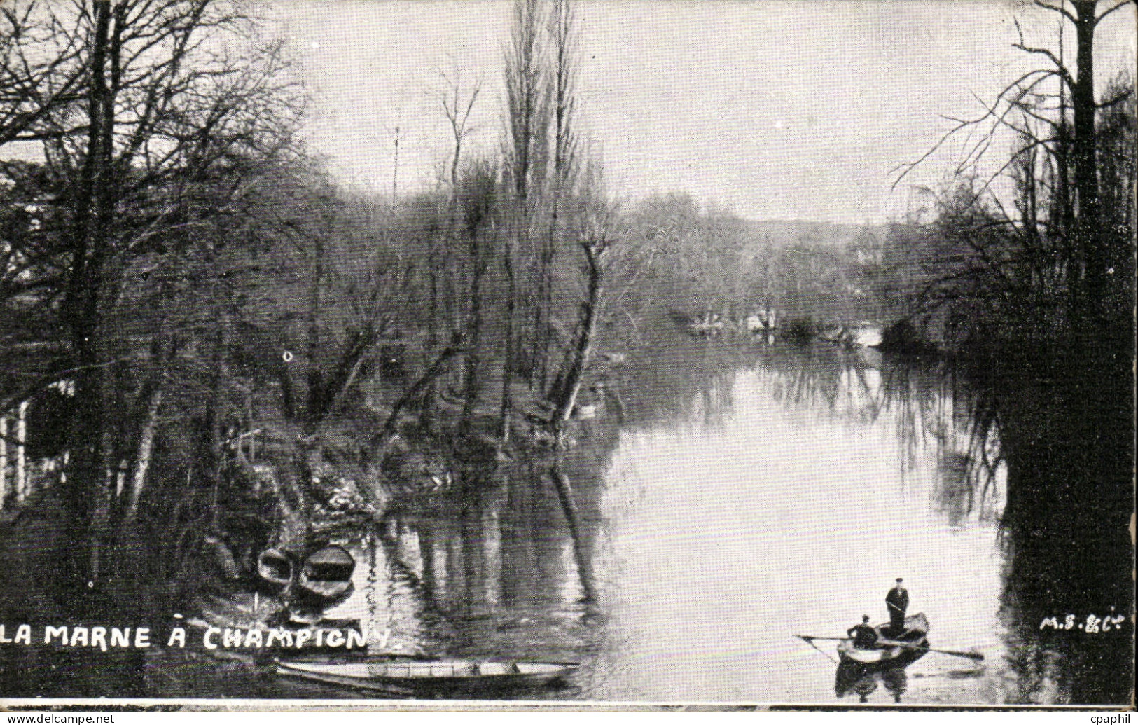 CPA La Marne a Champigny