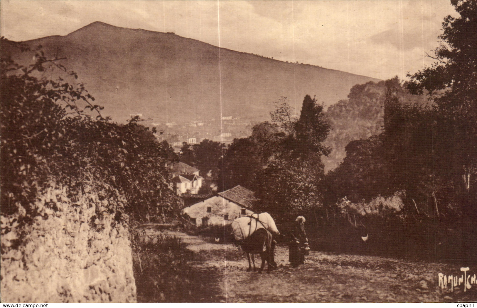 CPA La Montagne a Saint Jean Pied de Port