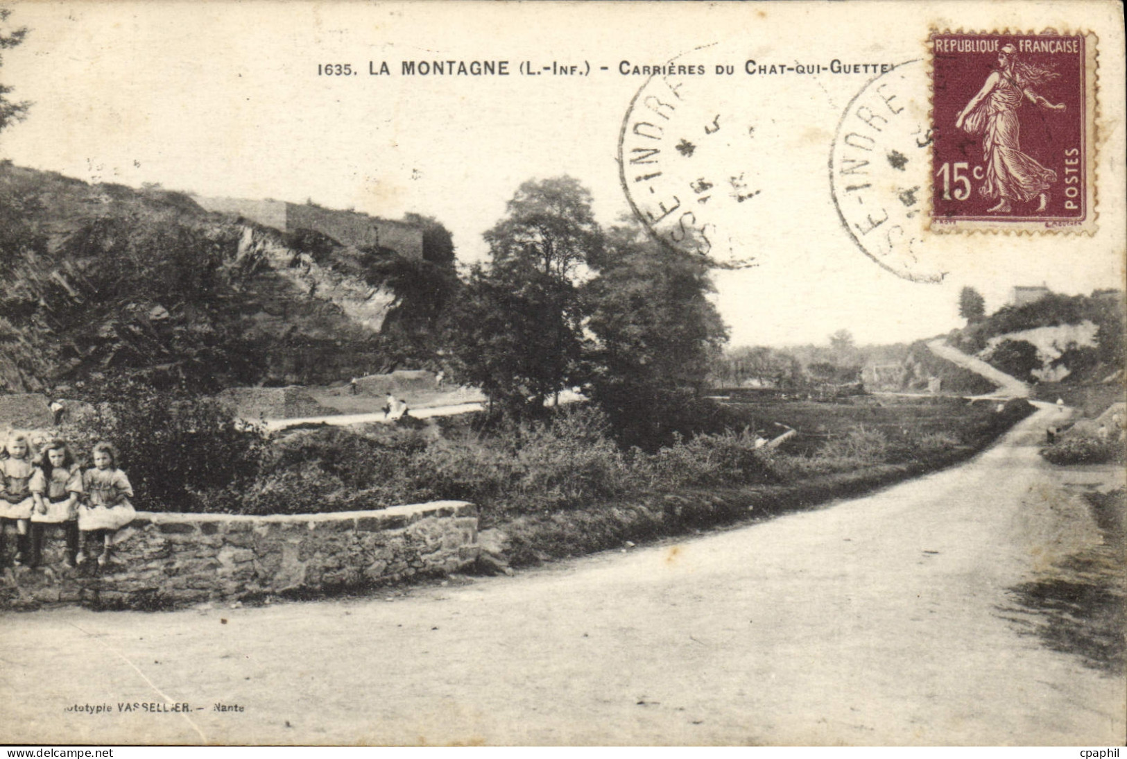 CPA La Montagne L I nf Carrieres du Chat qui Guette