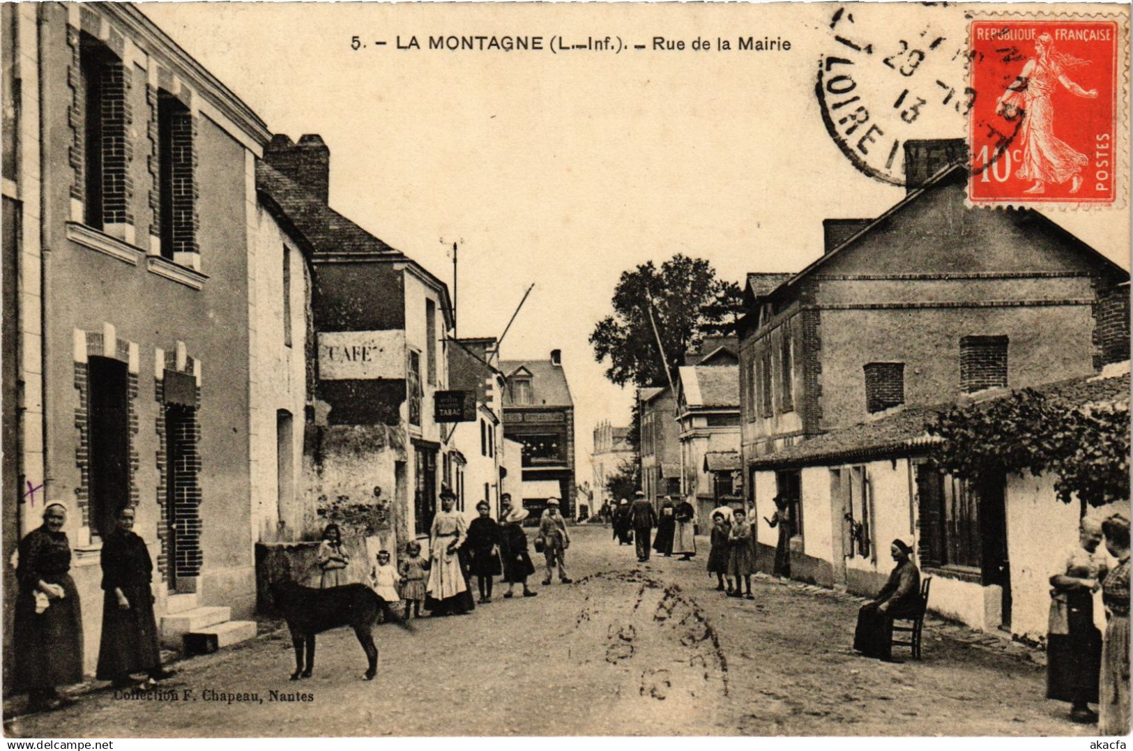 CPA La Montagne Rue de la Mairie (1392403)