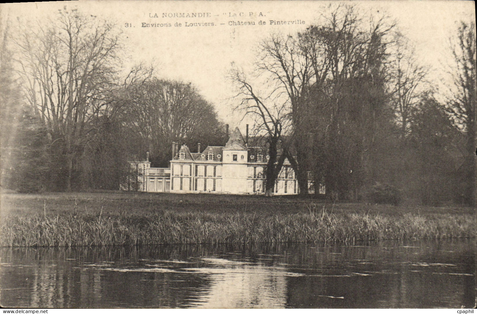 CPA La Normandie Environs de Louviers Chateau de Pinterville
