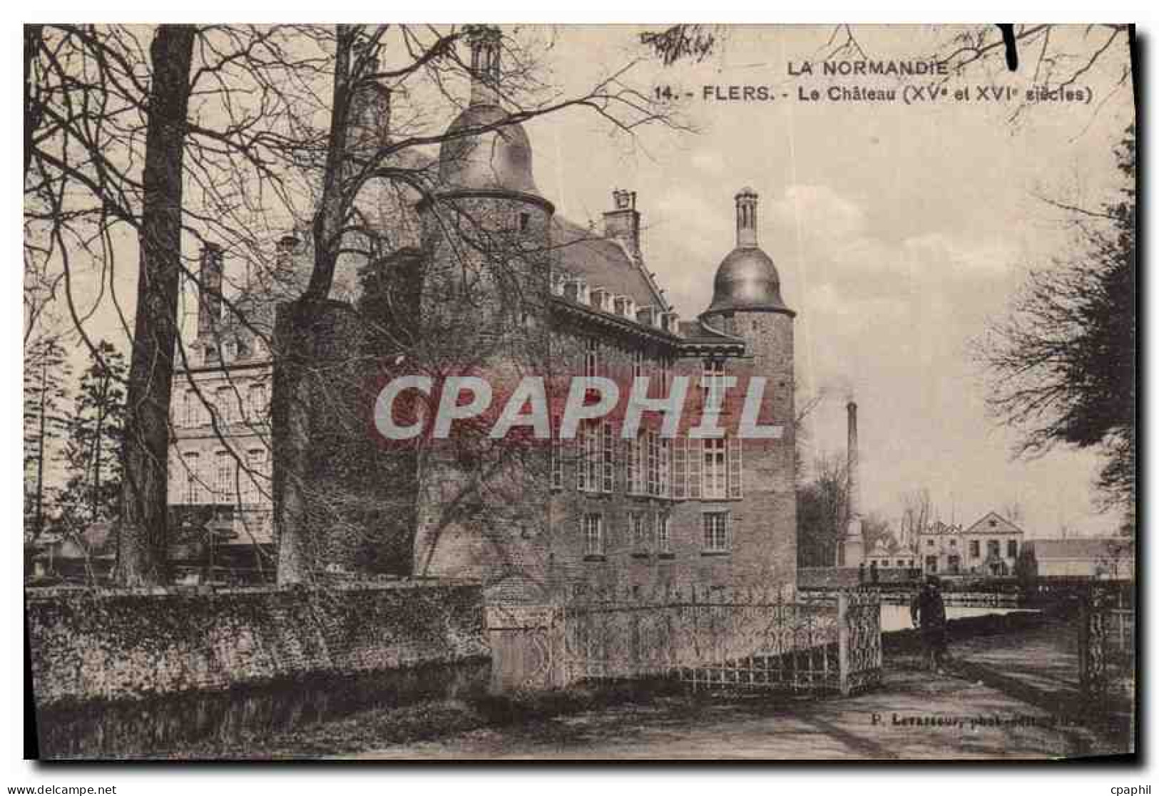 CPA La Normandie Flers Le Chateau