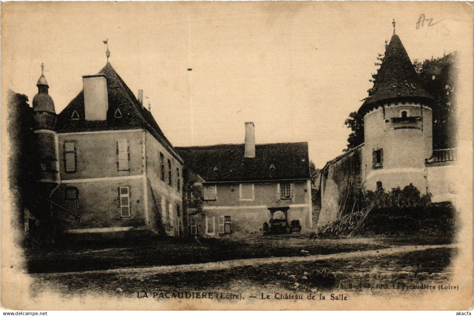 CPA La PACAUDIERE - Le Chateau de la Salle (578449)