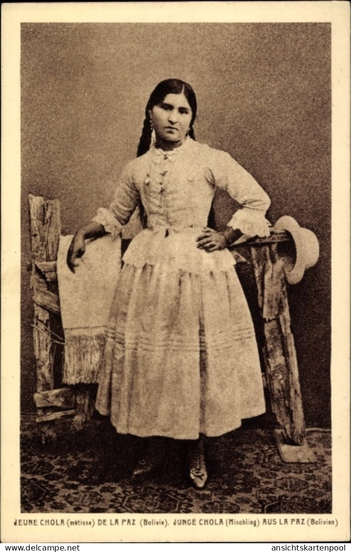 CPA La Paz Bolivien, Junge Chola