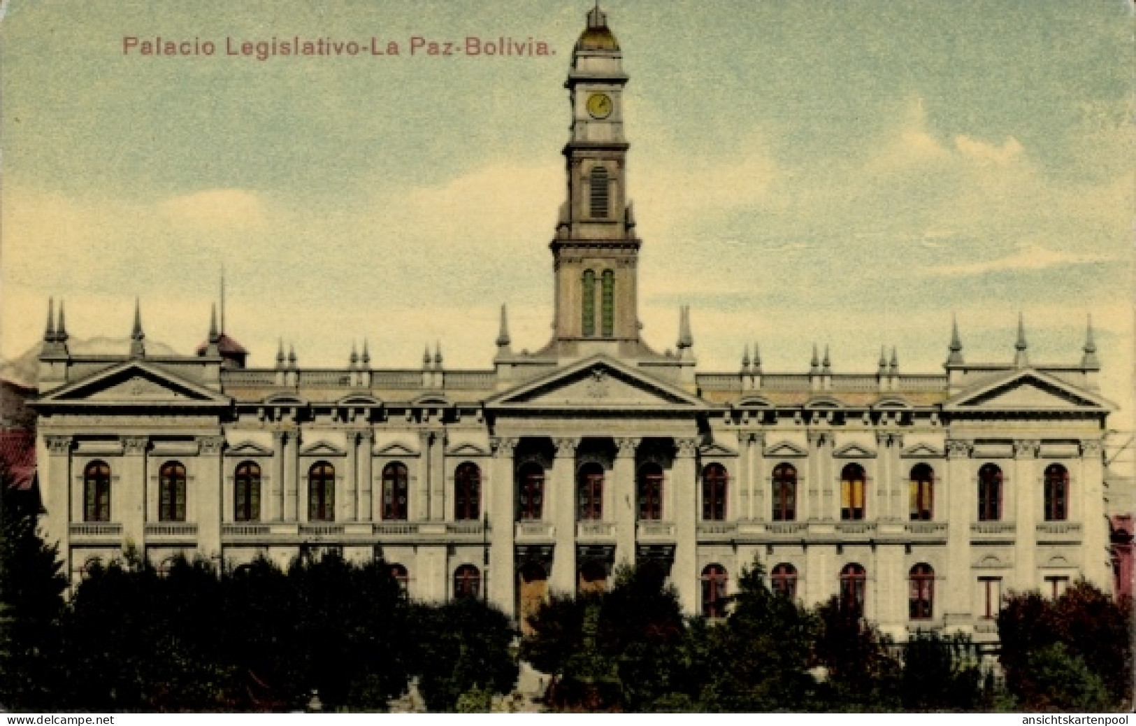 CPA La Paz Bolivien, Palacio Legislativo