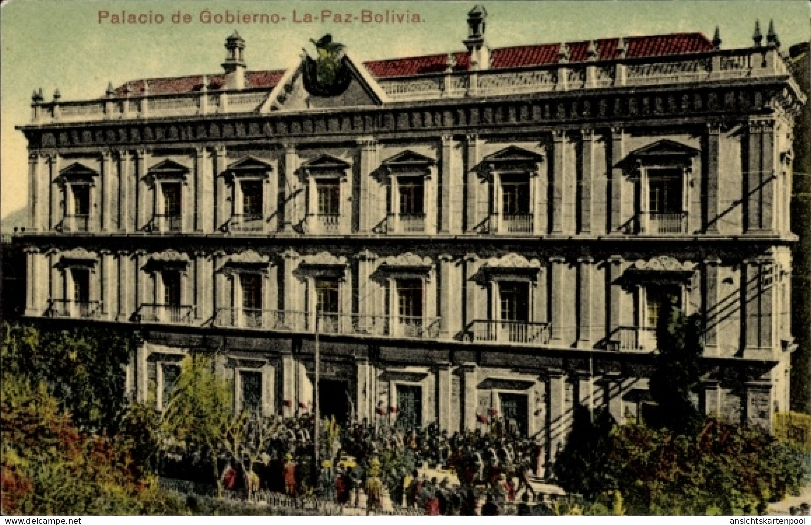 CPA La Paz Bolivien, Regierungspalast