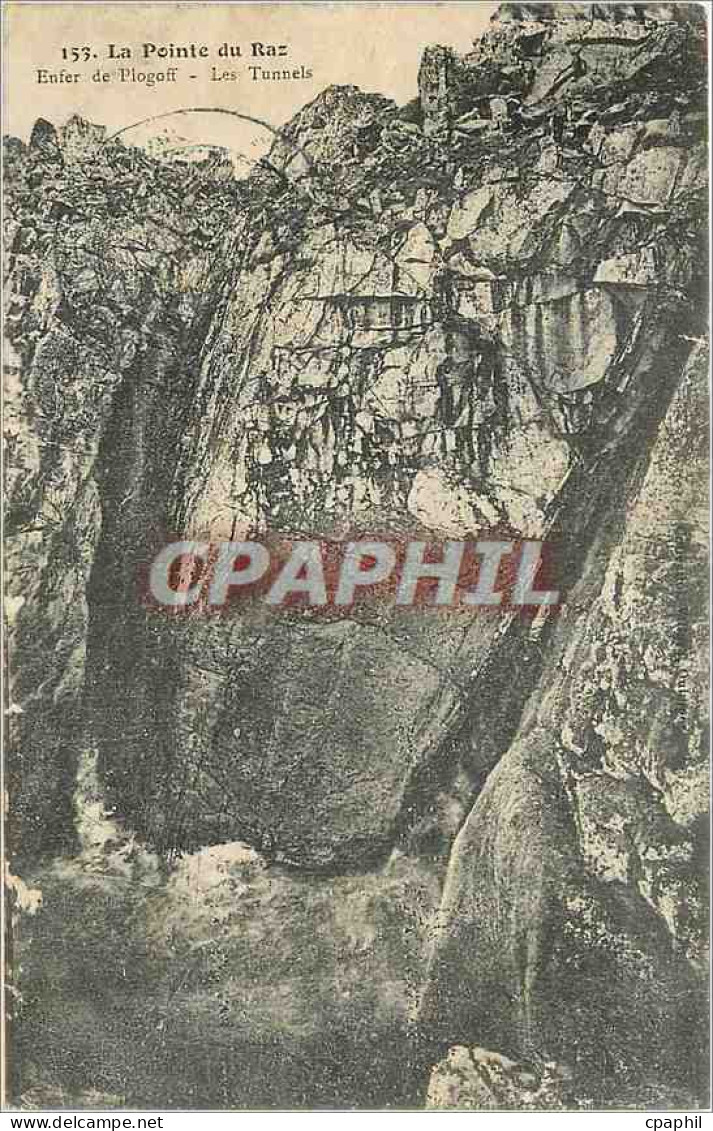 CPA La Pointe du Raz-Enfer de Plogoff-Les Tunnels