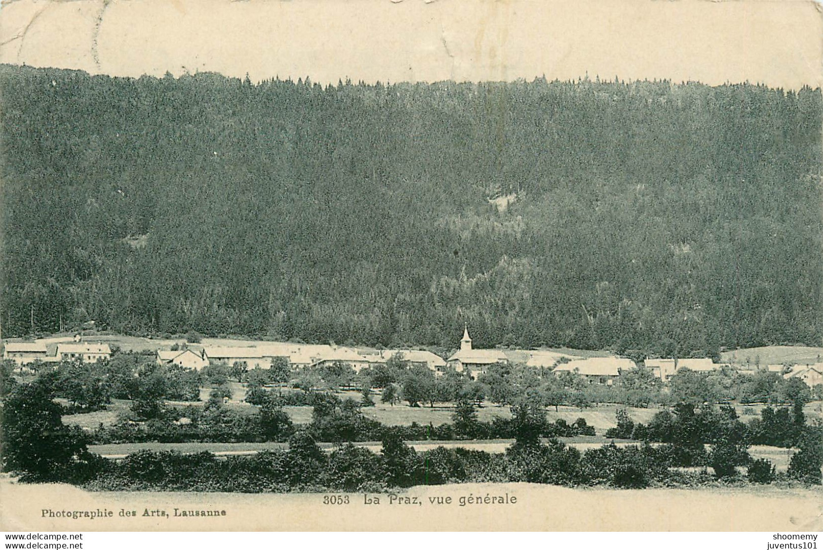 CPA La Praz-Vue générale-3053-Timbre   L2315