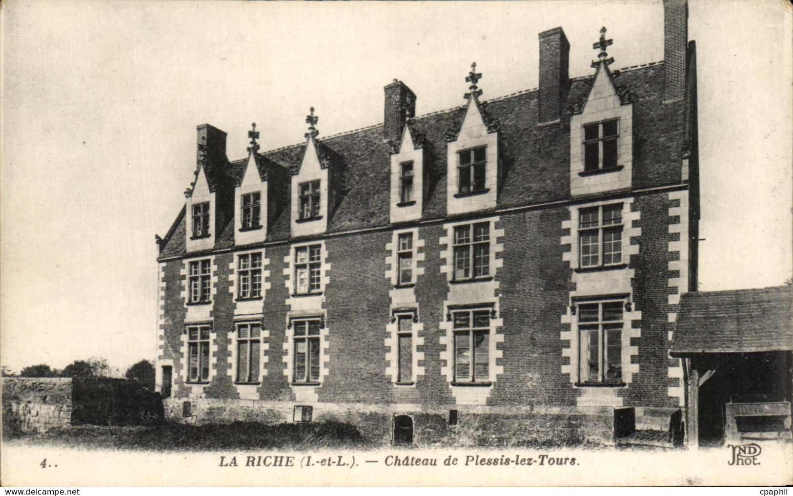 CPA La Riche Chateau de Plessis lez Tours