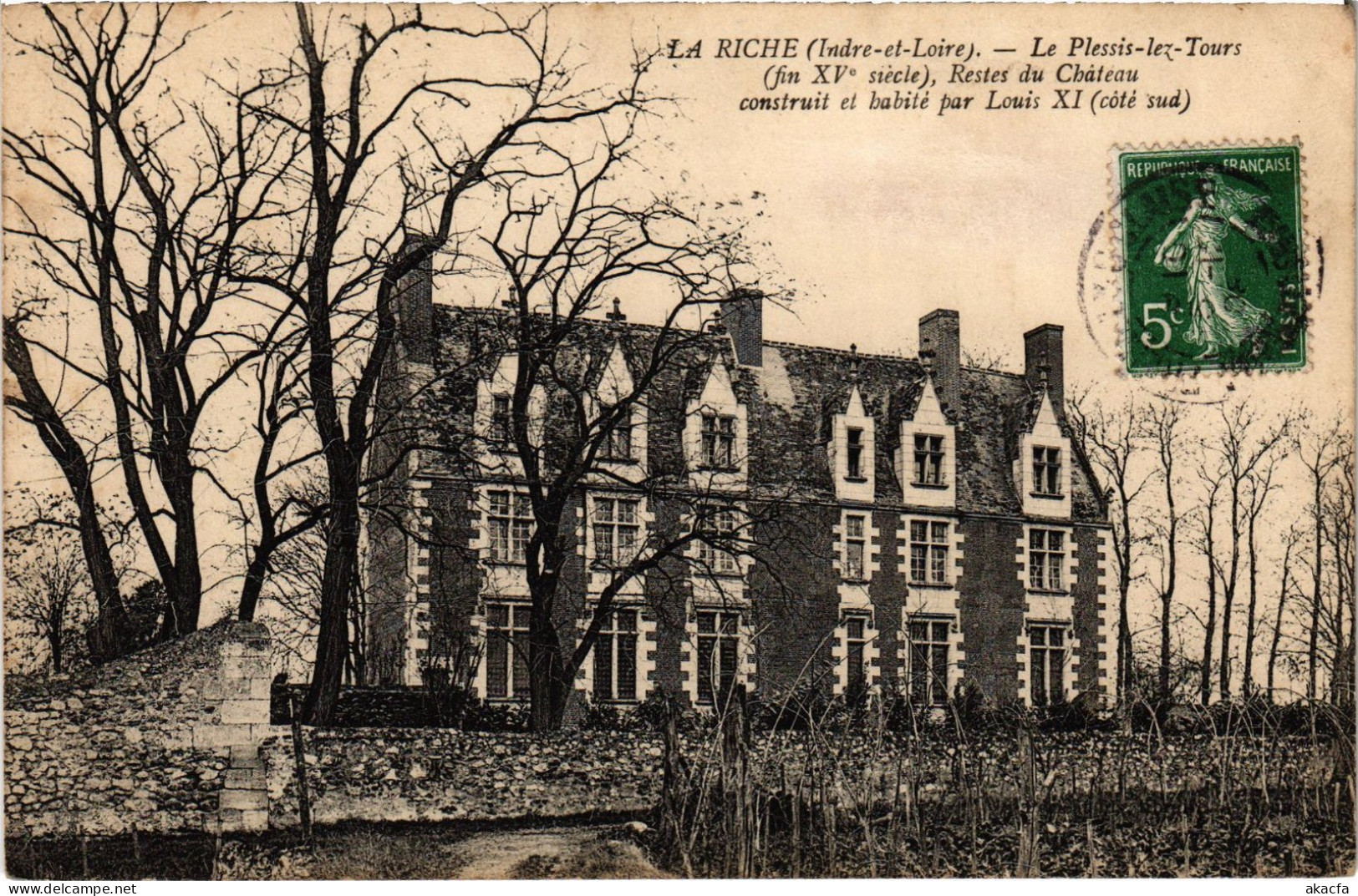 CPA La Riche Restes du chateau (1472863)
