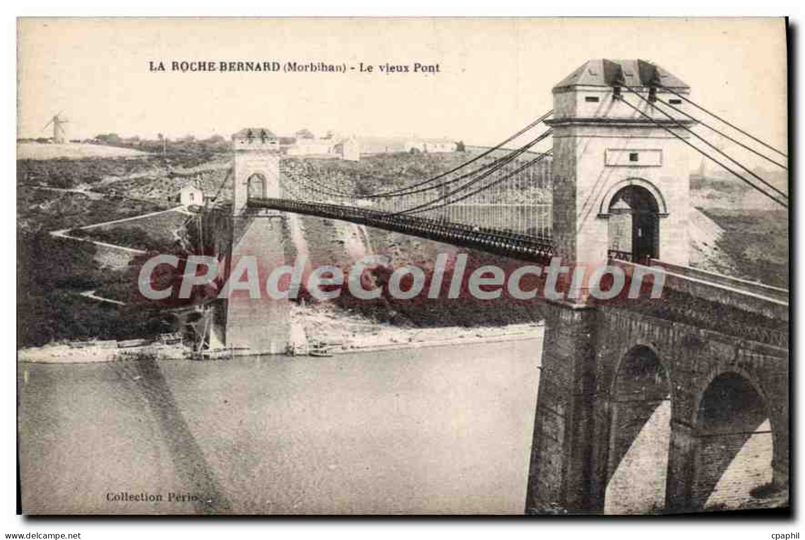 CPA La Roche Bernard Le VIeux Pont