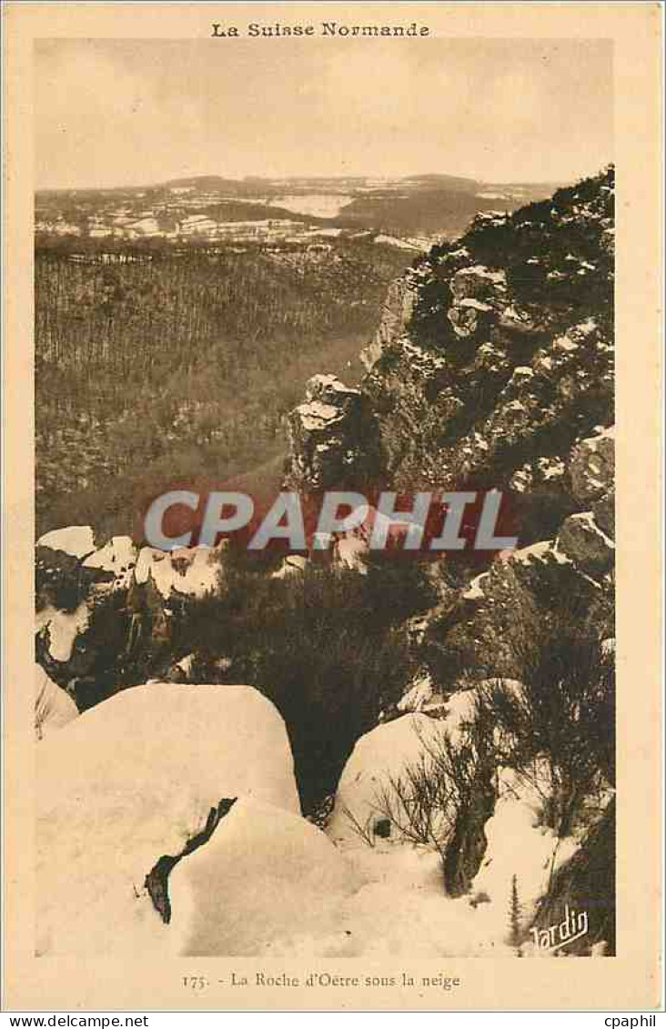 CPA La Roche d'Oetre sous la neige