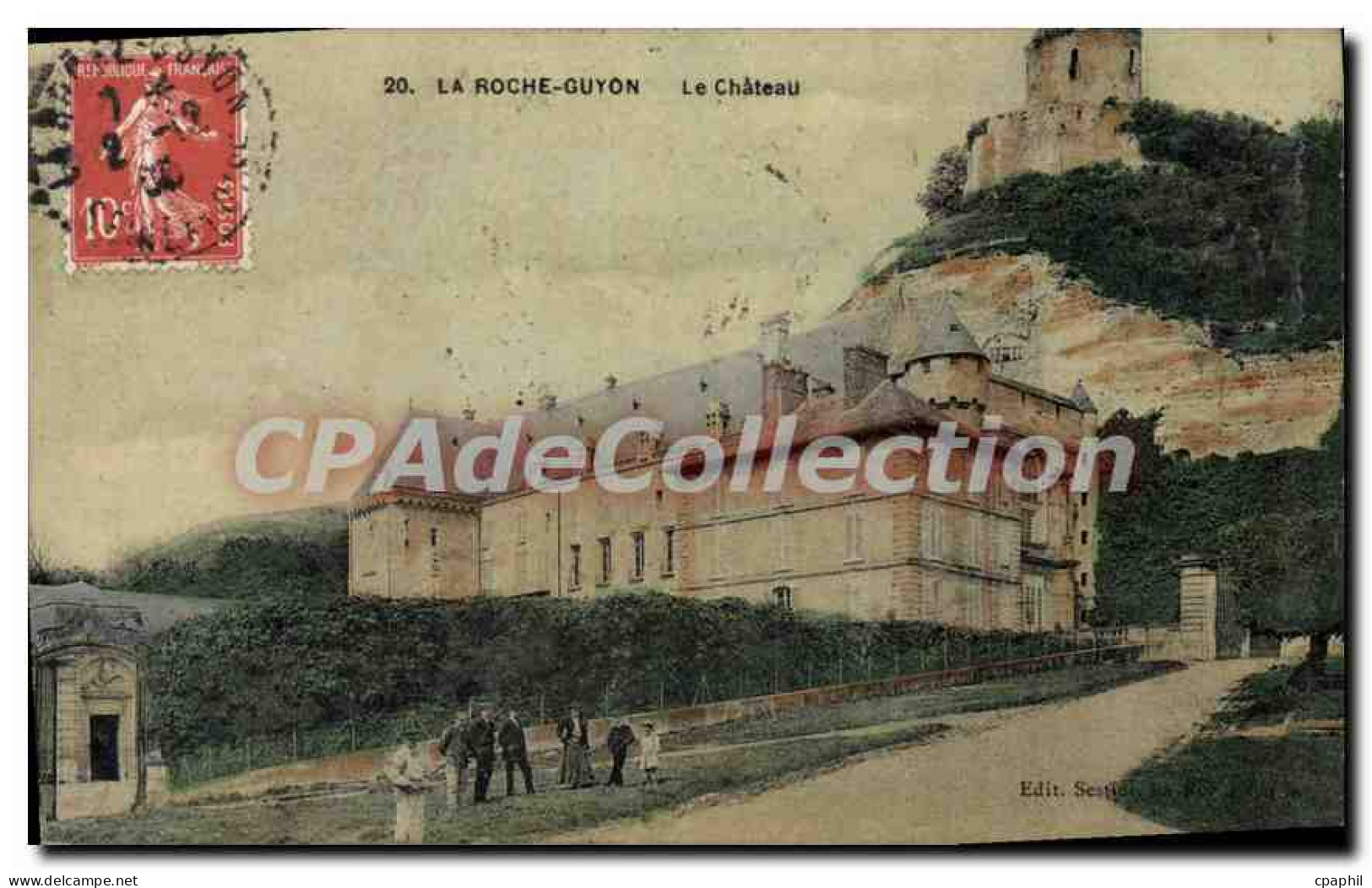 CPA La Roche Guyon Le Château