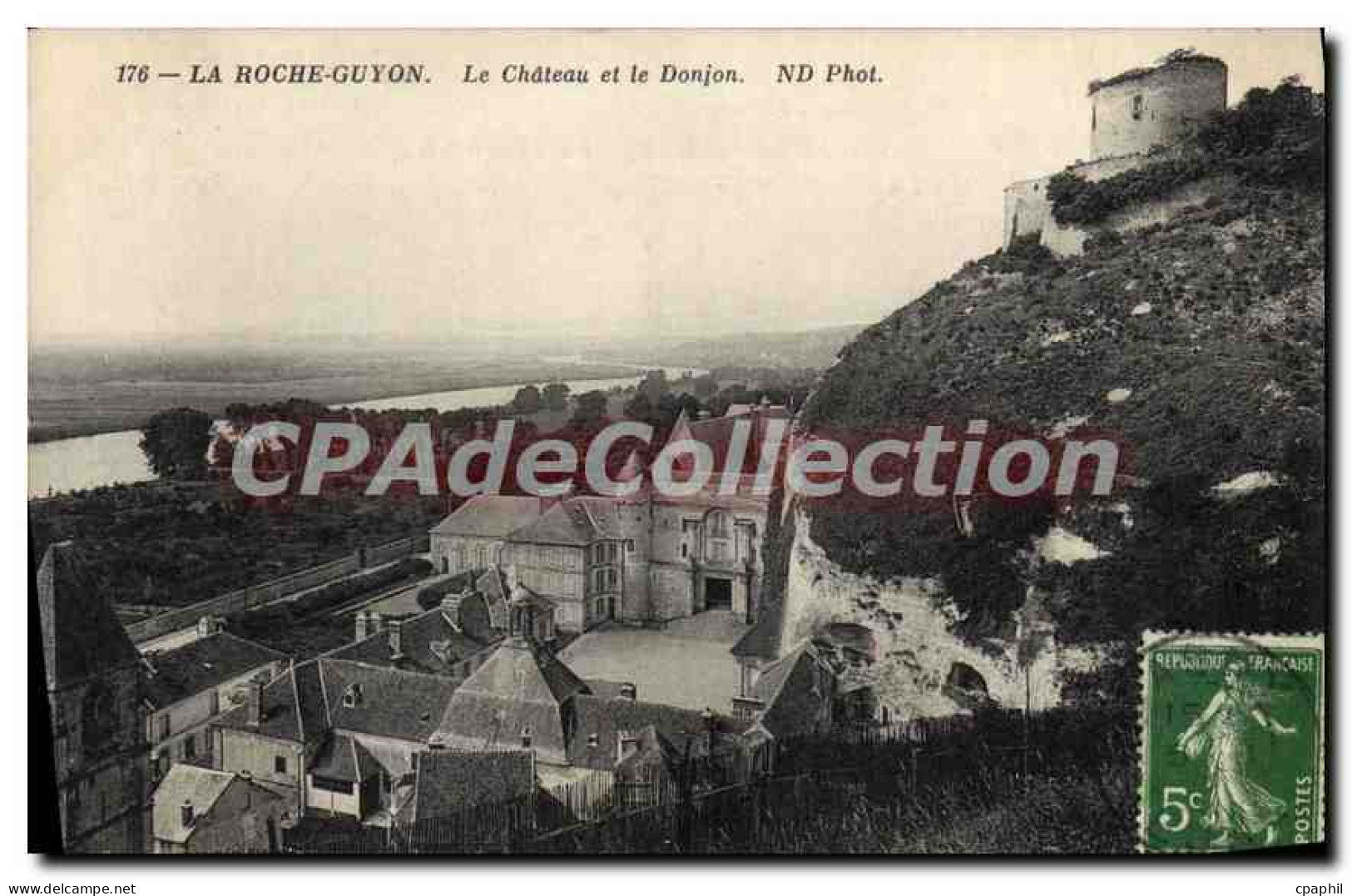 CPA La Roche Guyon Le Chateau et le Donjon
