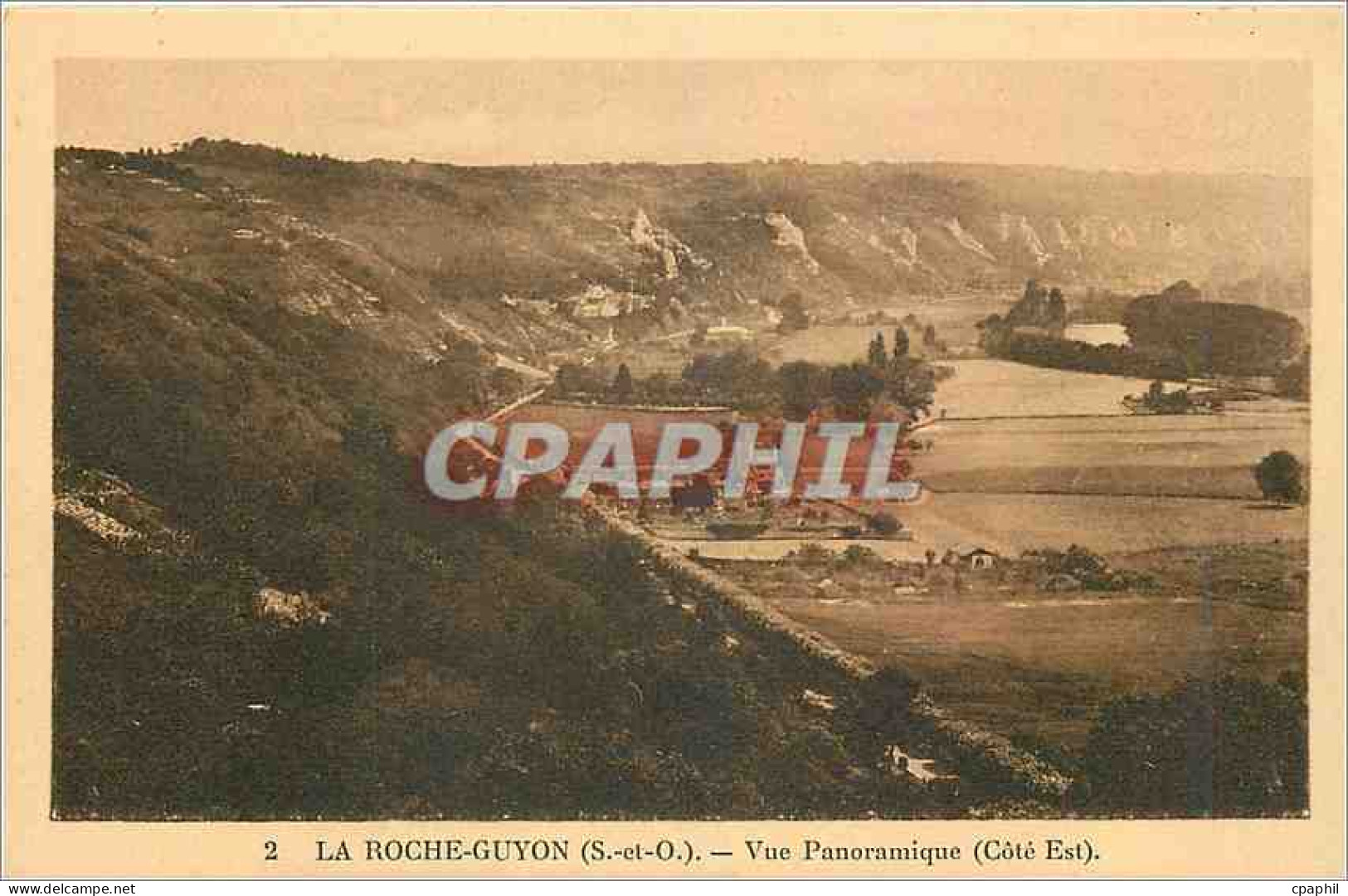 CPA La Roche Guyon S et O Vue Panoramique