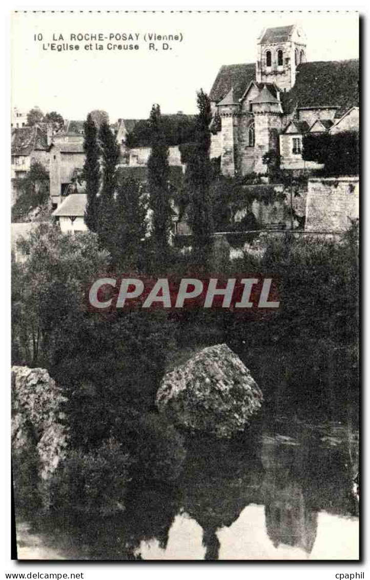 CPA La Roche Posay L Eglise et la Creuse