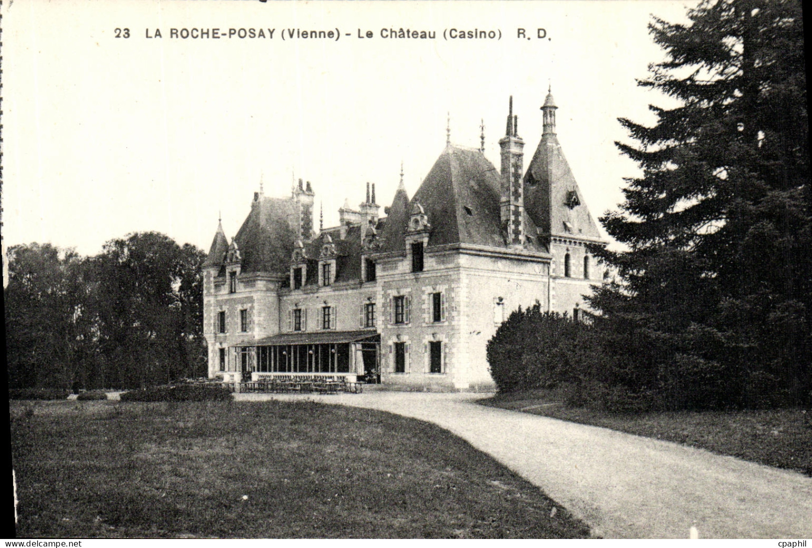 CPA La Roche Posay Le Chateau Casino