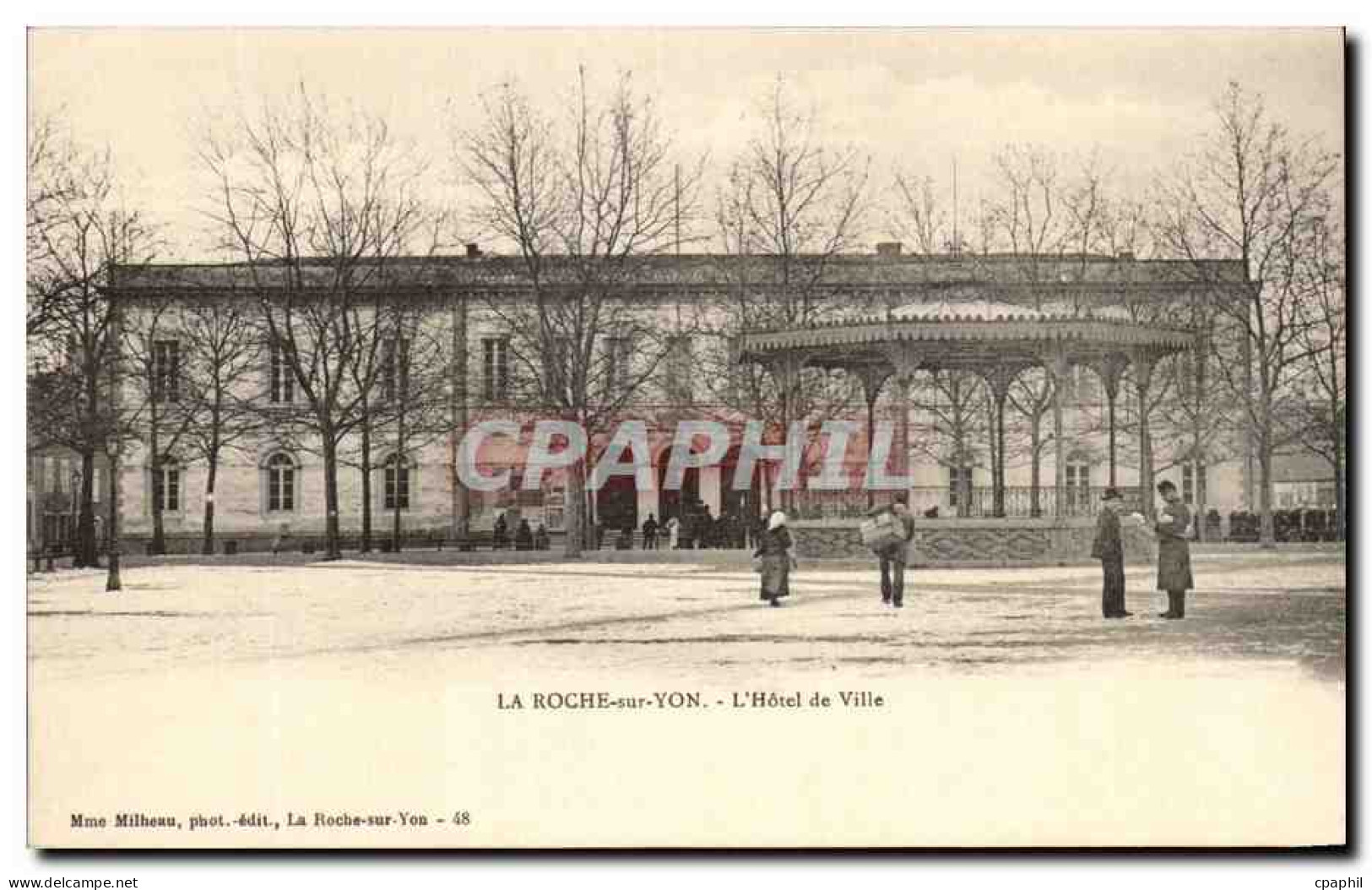 CPA La Roche Sur Yon L'Hotel de Ville