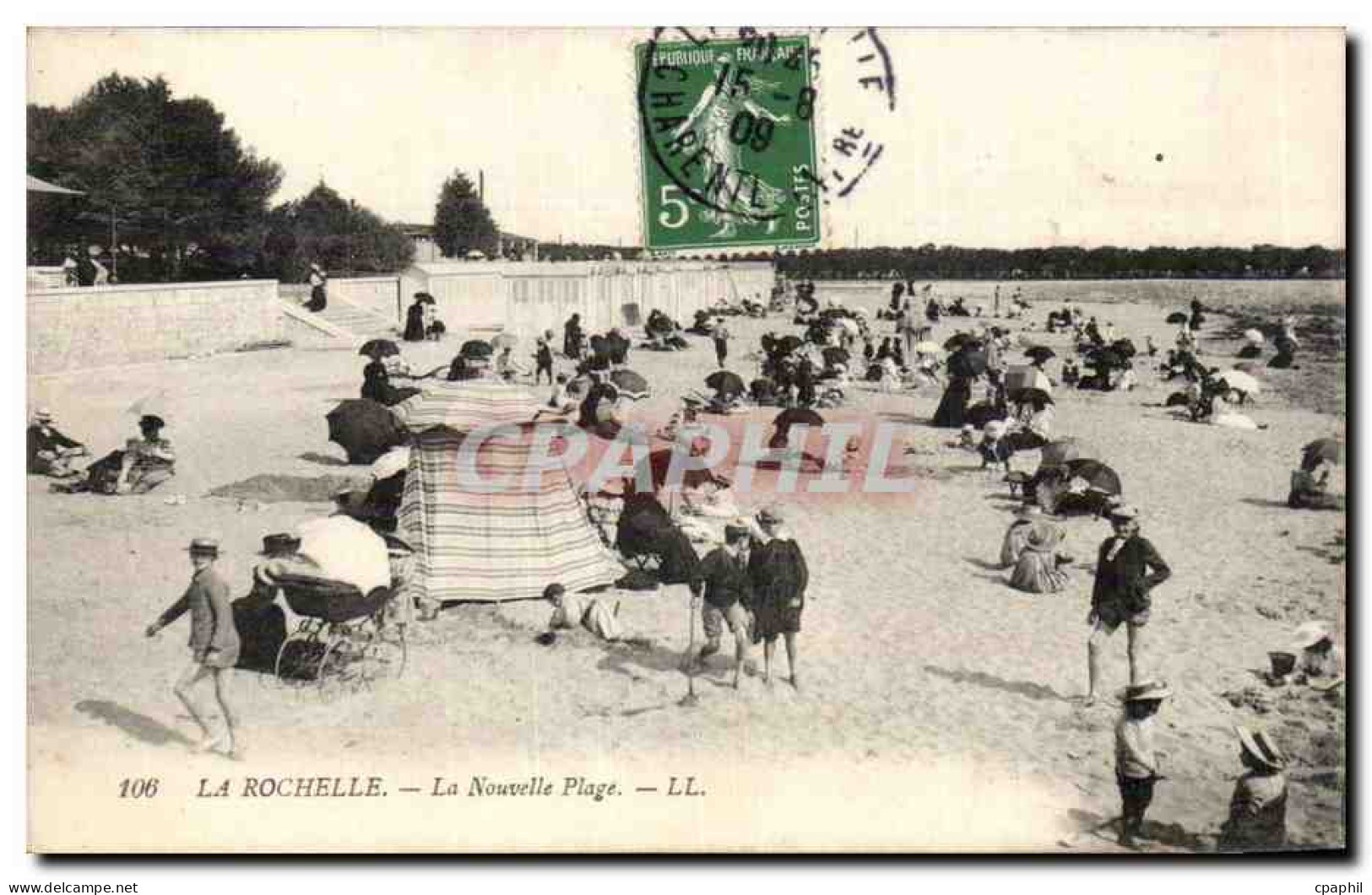 CPA la Rochelle La nouvelle plage