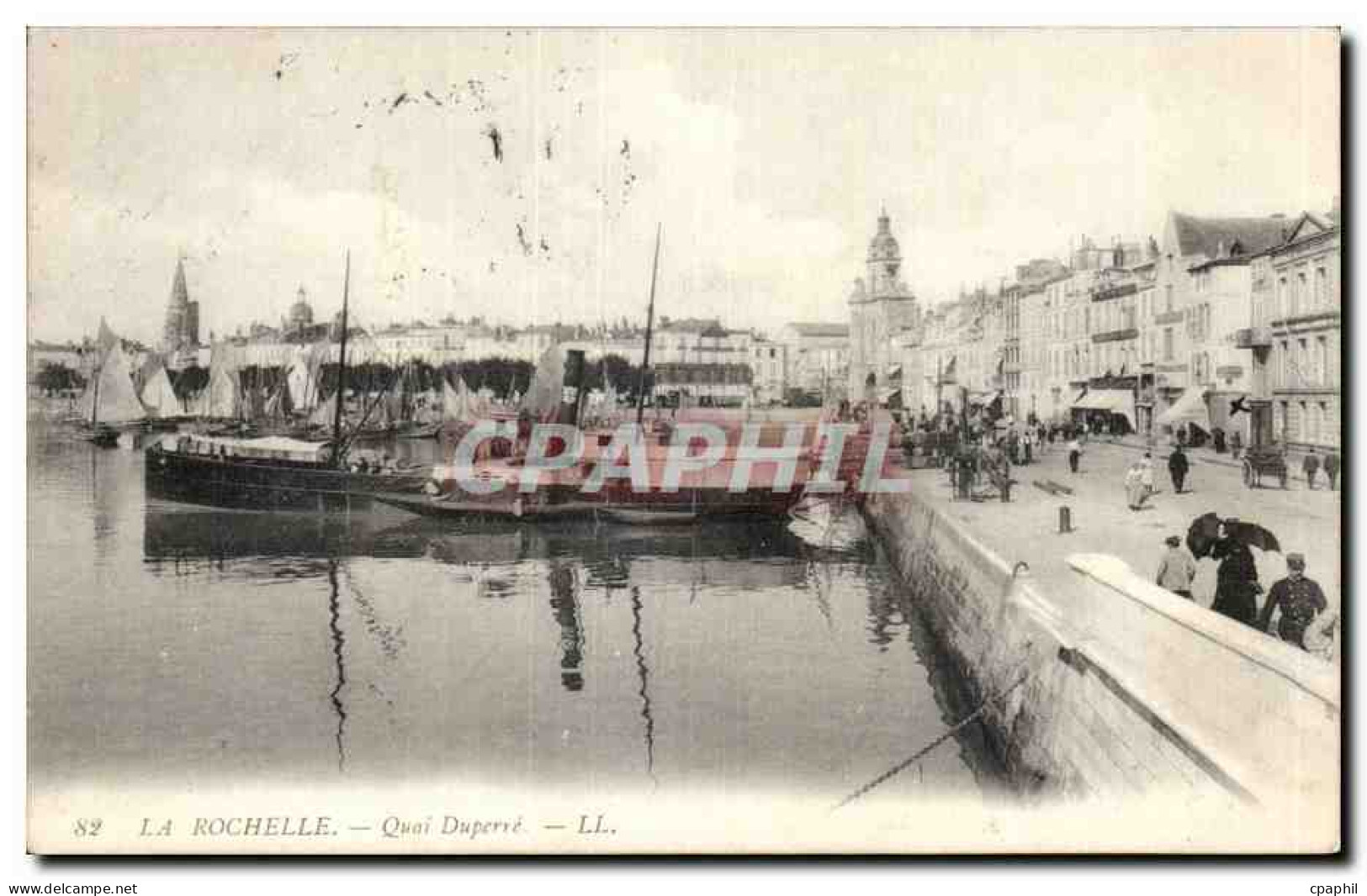 CPA La Rochelle Quai Duperre
