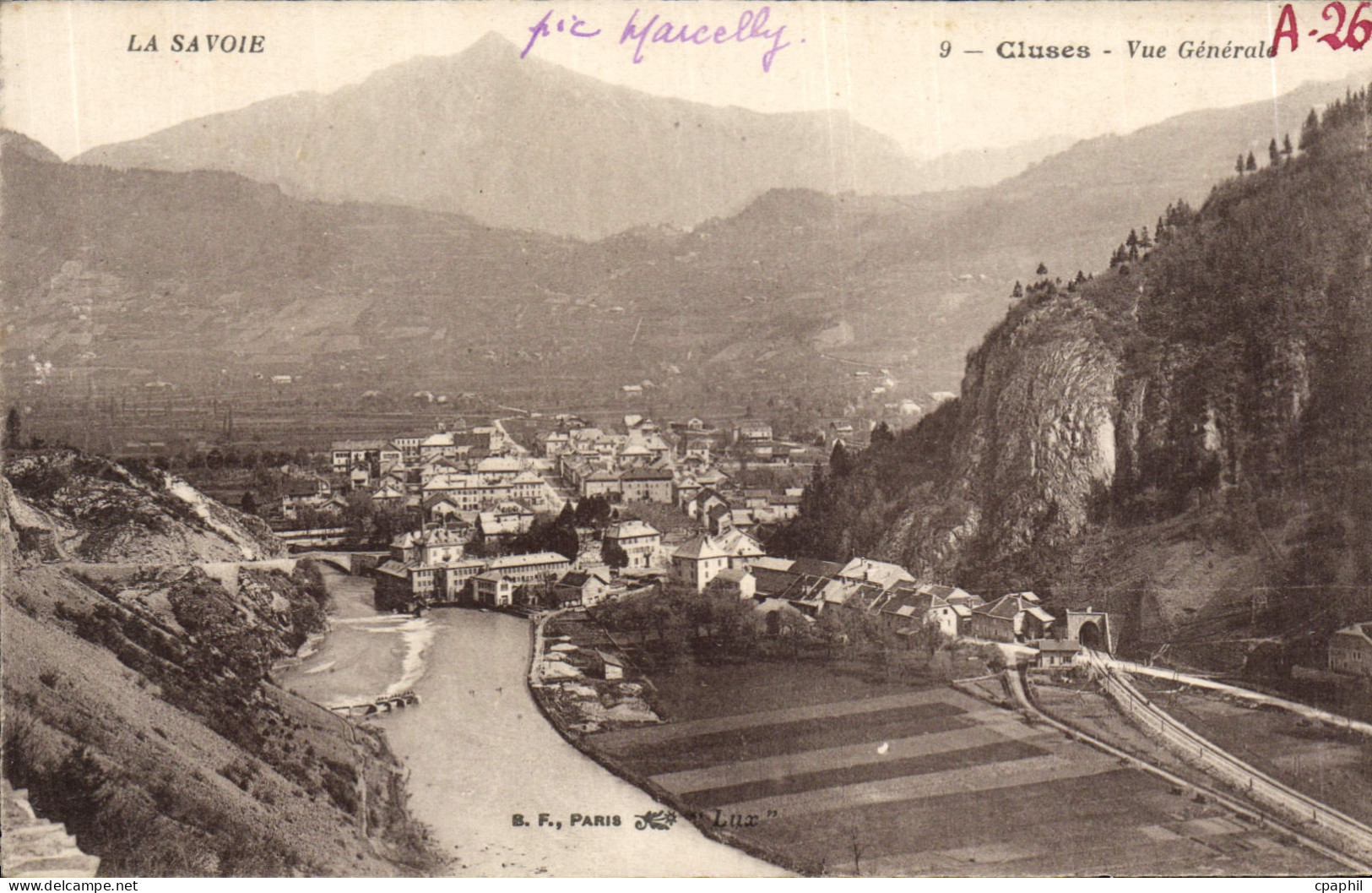 CPA La Savoie Cluses vue generale