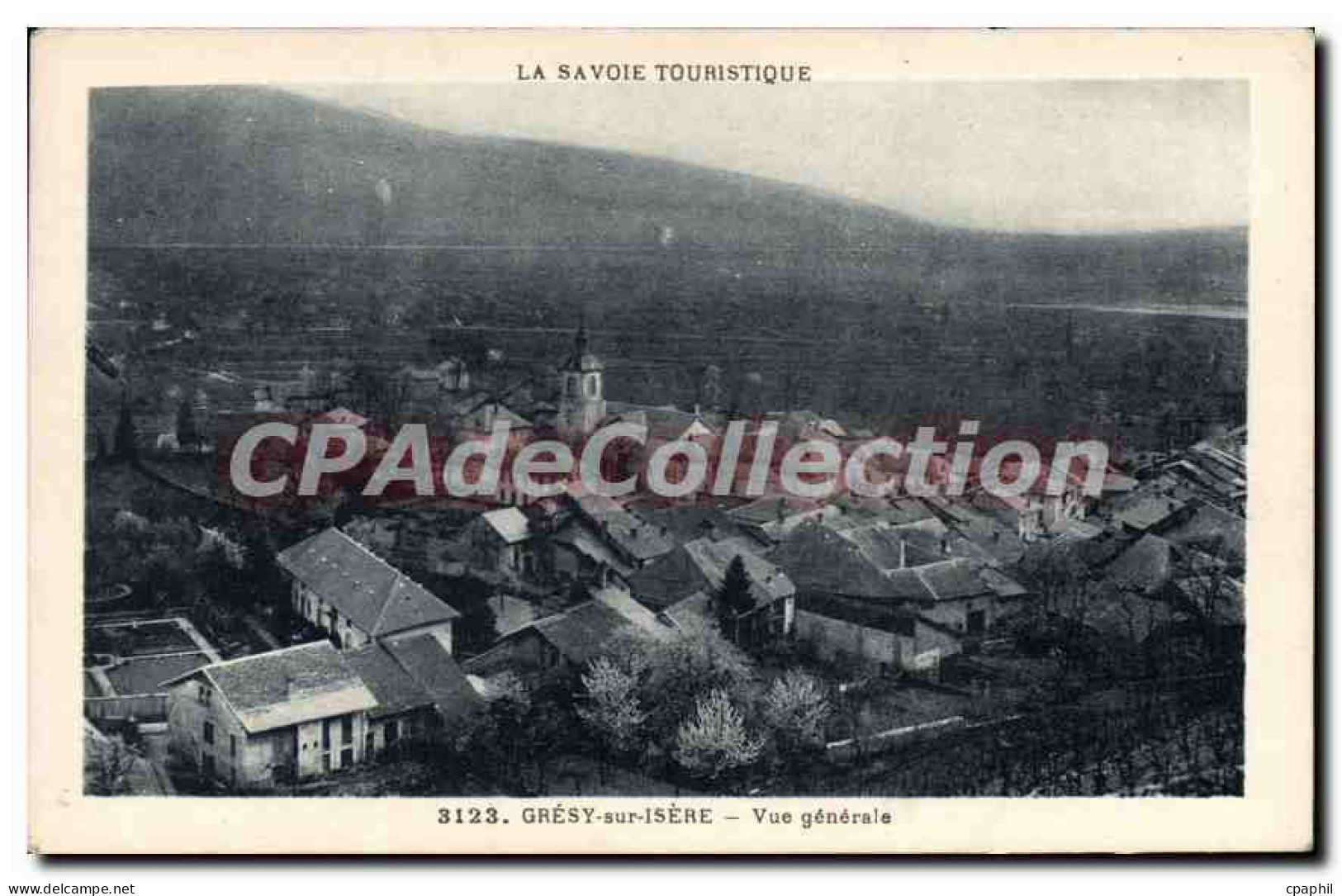 CPA la Savoie touristique Gresy sur Isere vue generale
