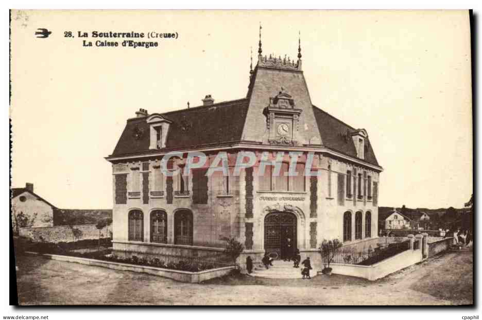 CPA La Souterraine La Caisse d Epargne