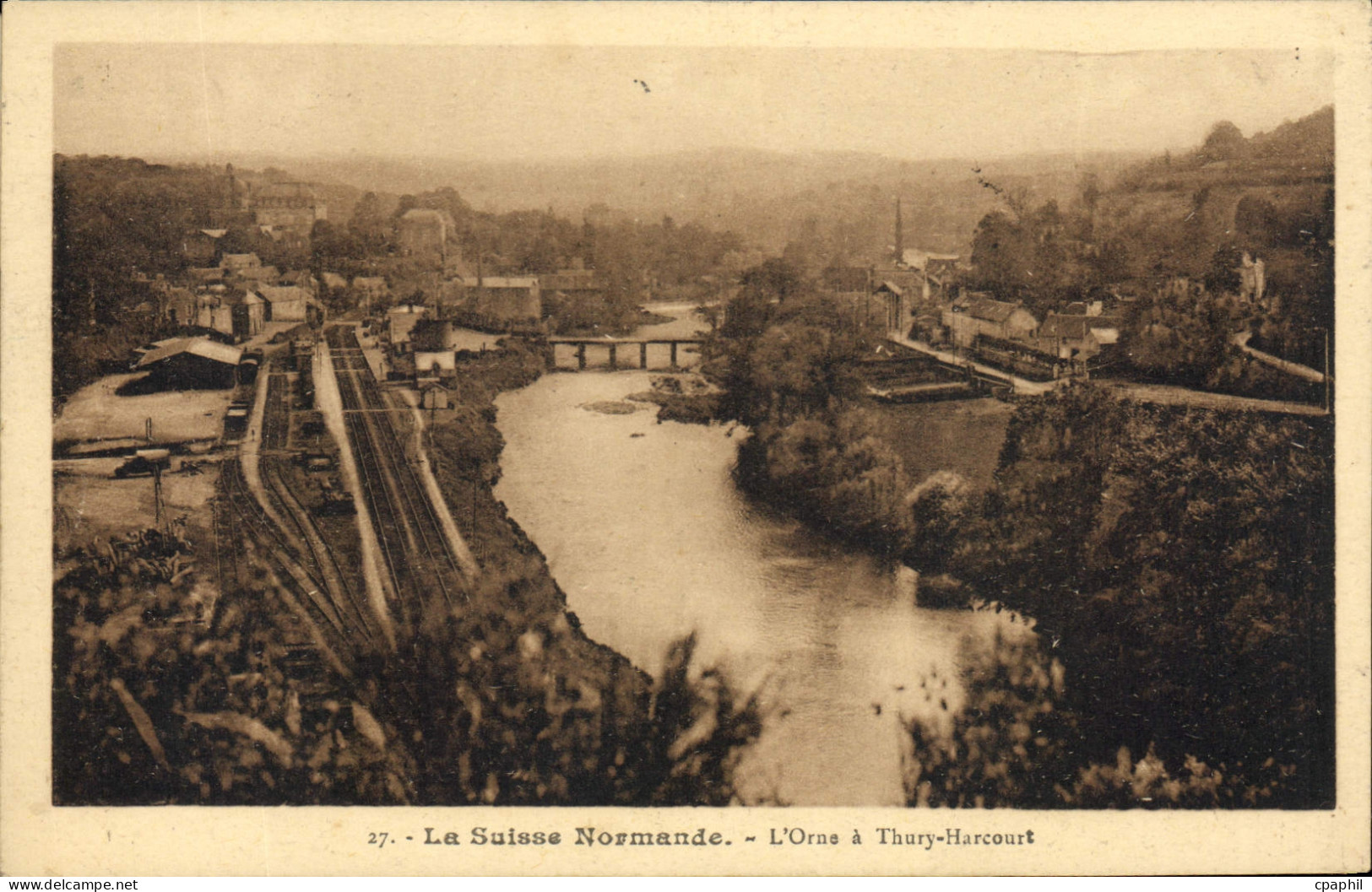 CPA La Suisse Normande L'Orne A Thury Harcourt