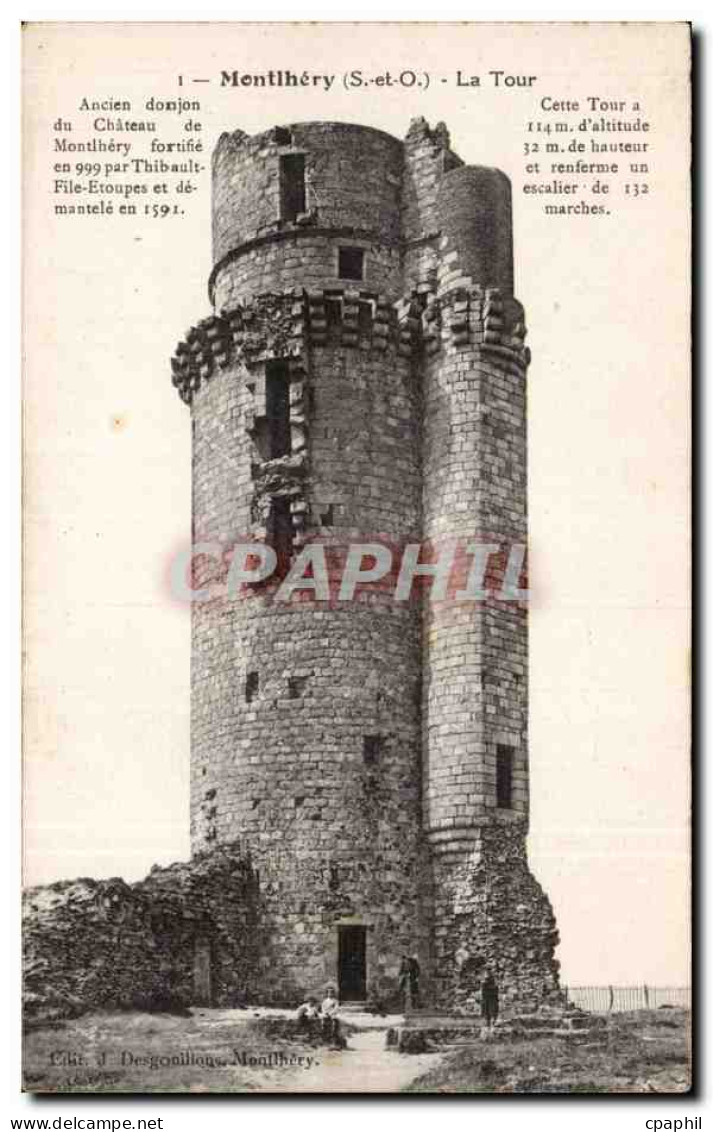 CPA La tour de Montlhery