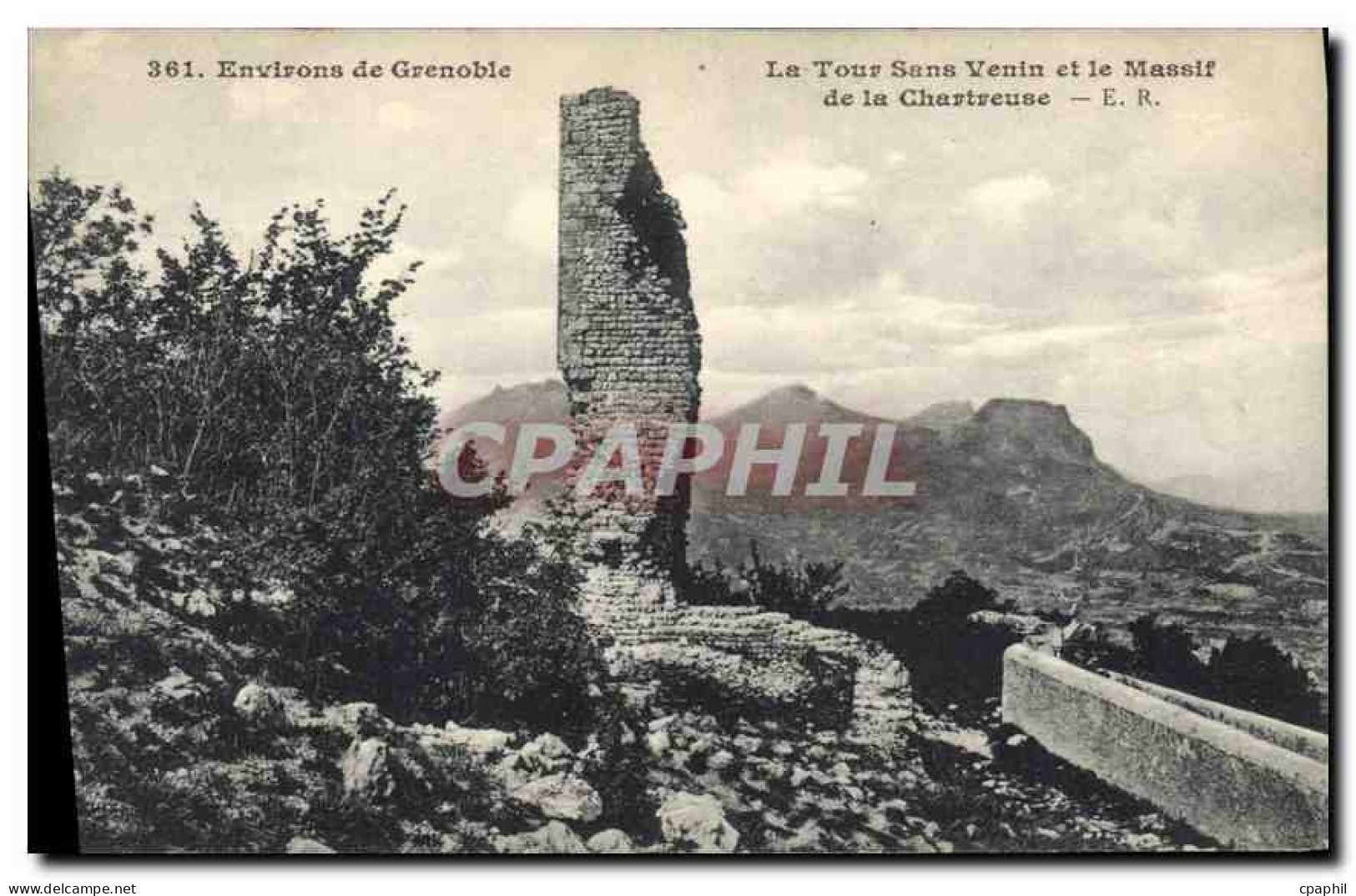CPA la Tour Sans Venin et le Massif de la Chartreuse