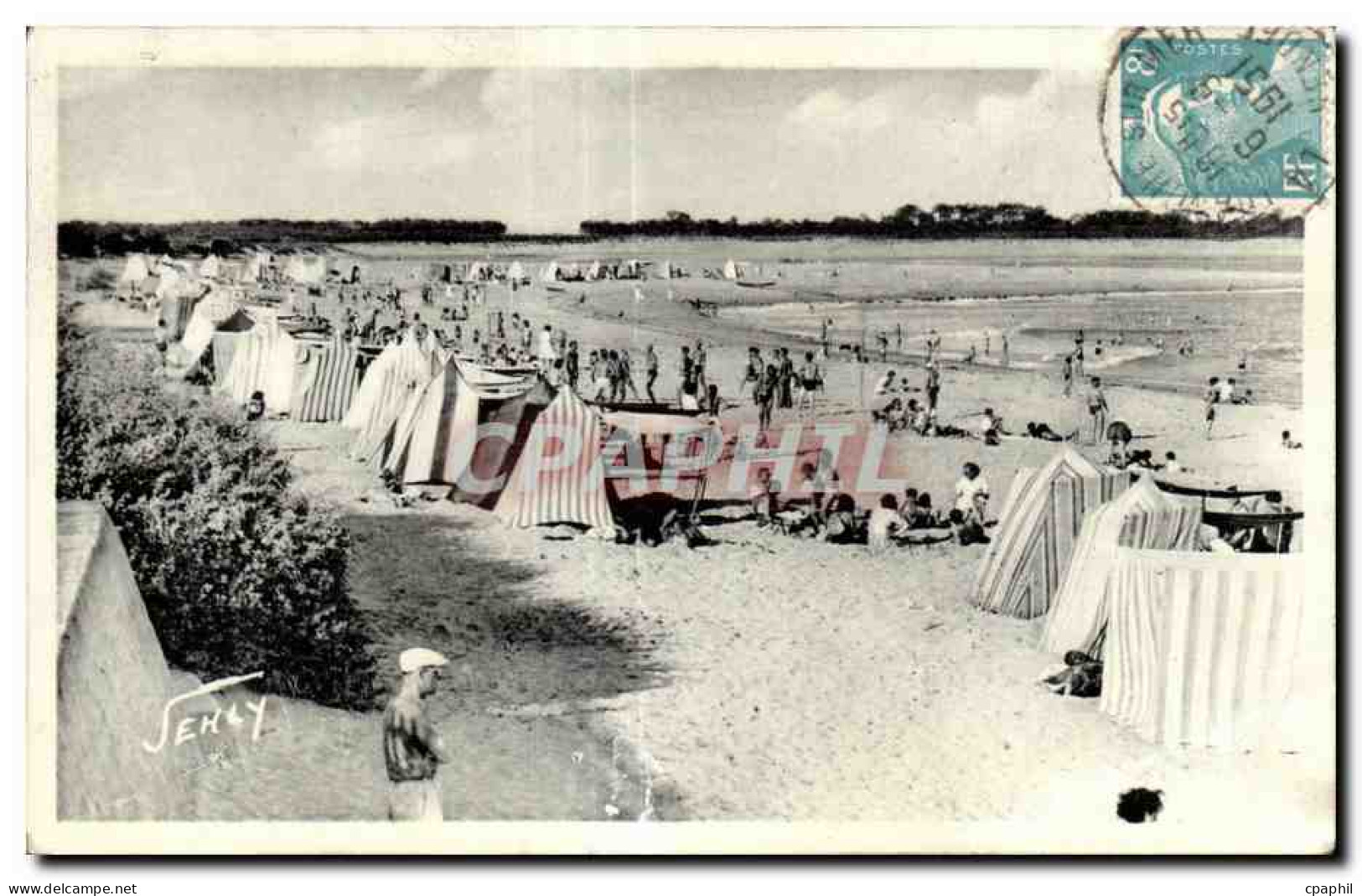 CPA La Tranche Sur Mer La plage