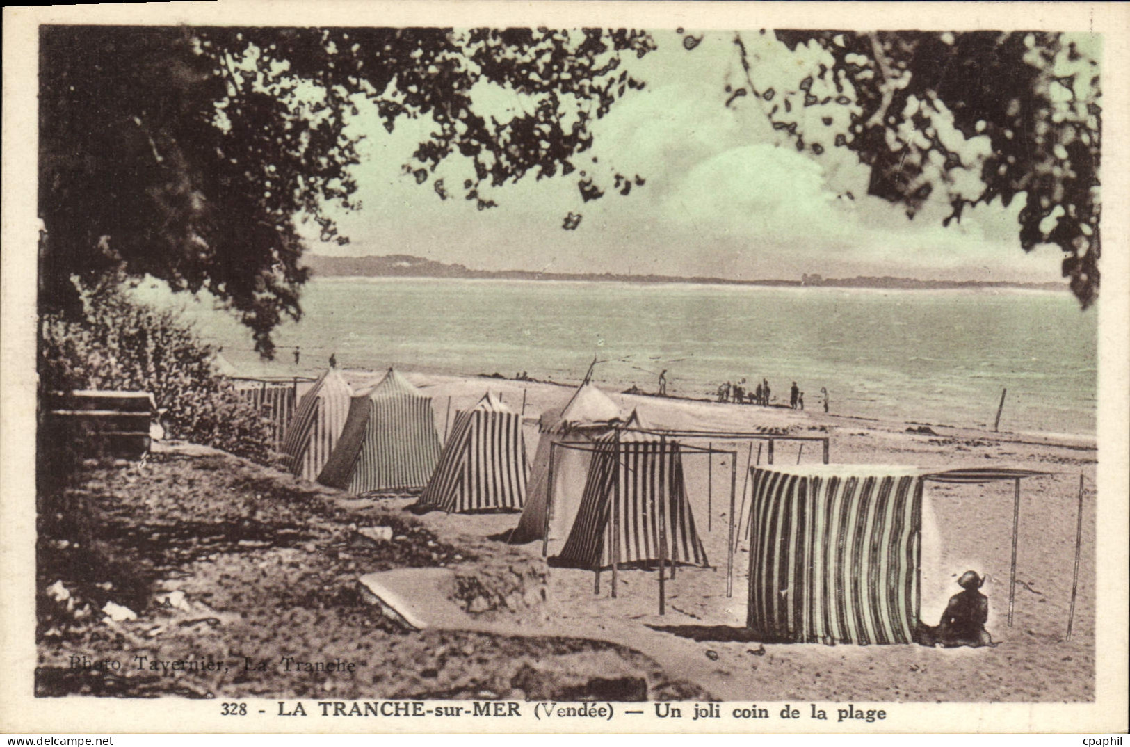 CPA La Tranche sur Mer Un joli coin de la Plage