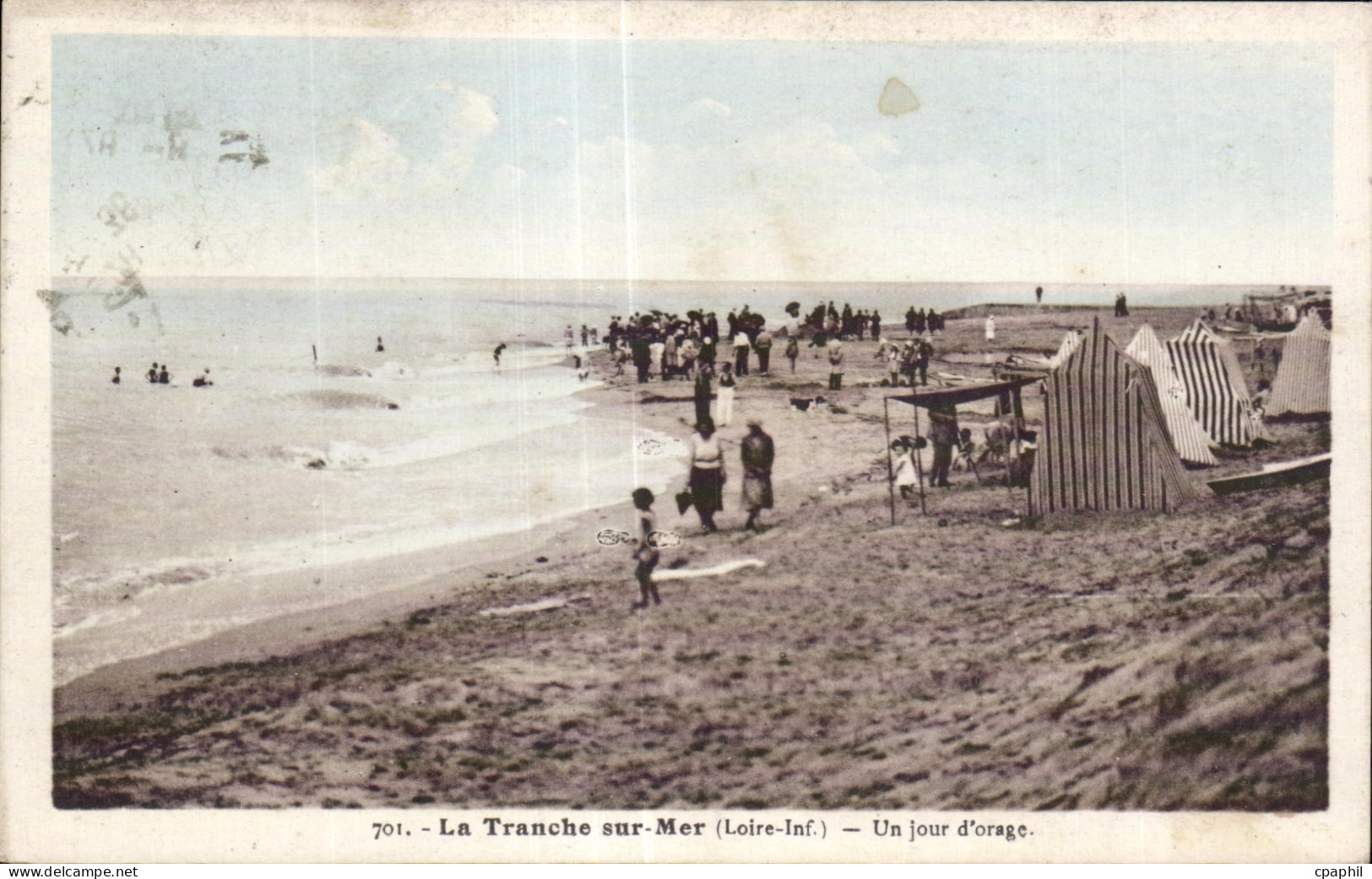 CPA La Tranche Sur Mer Un jour d Orage
