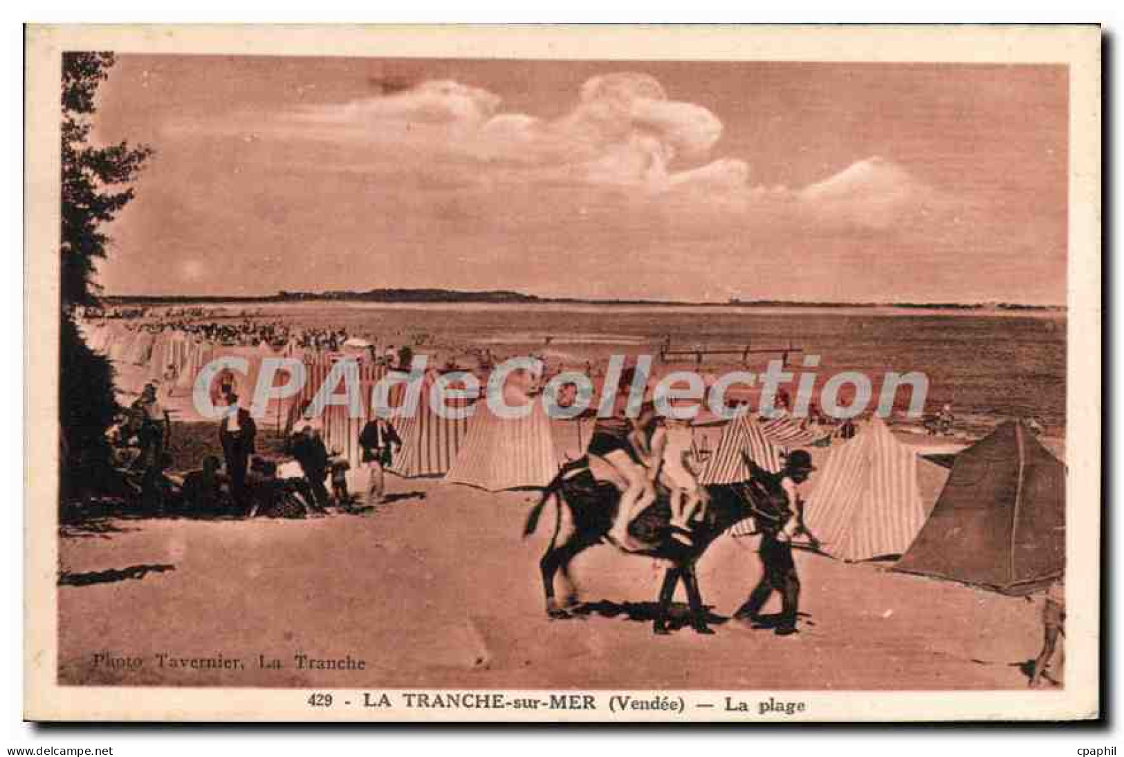 CPA La Tranche sur Mer (Vendee) La plage