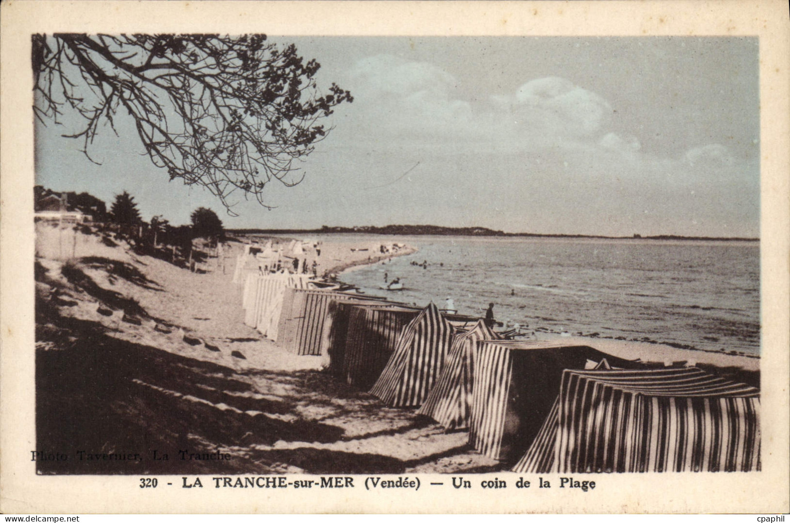 CPA La Tranche sur Mer (Vendee) Une coin de la Plage