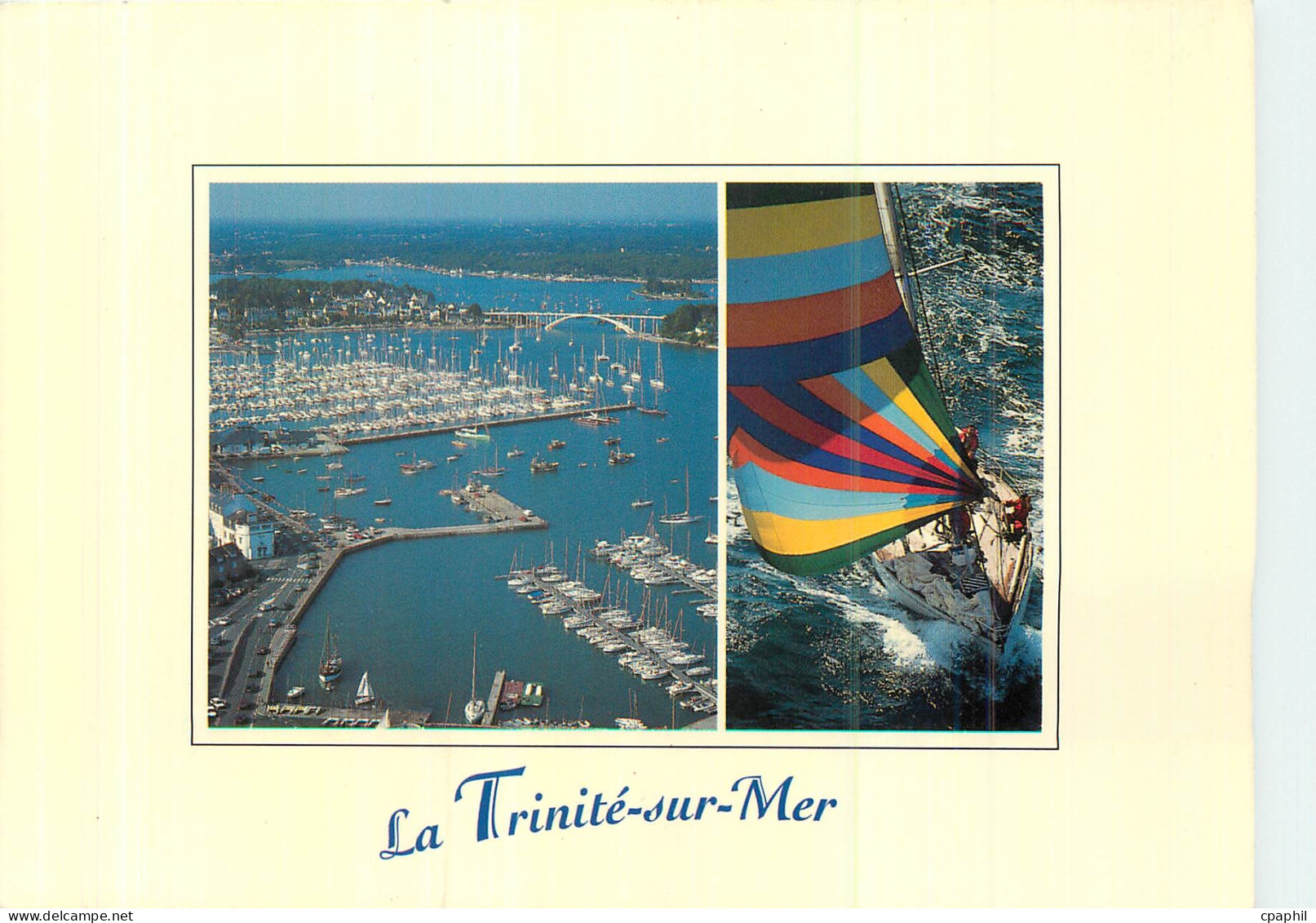 CPA La Trinite sur Mer (Morbihan) Le Port de Plaisance et le Pont de Kerisper