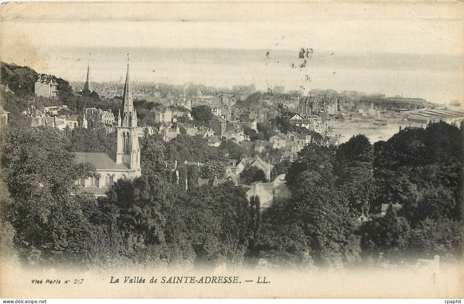 CPA La Vallee de Sainte Adresse