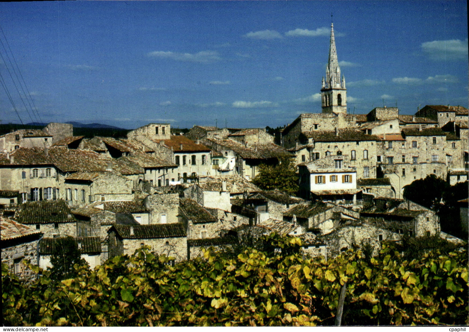 CPA La Vallee moyenne de l'Ardeche Joyeuse Le bourg aux maisons anciennes