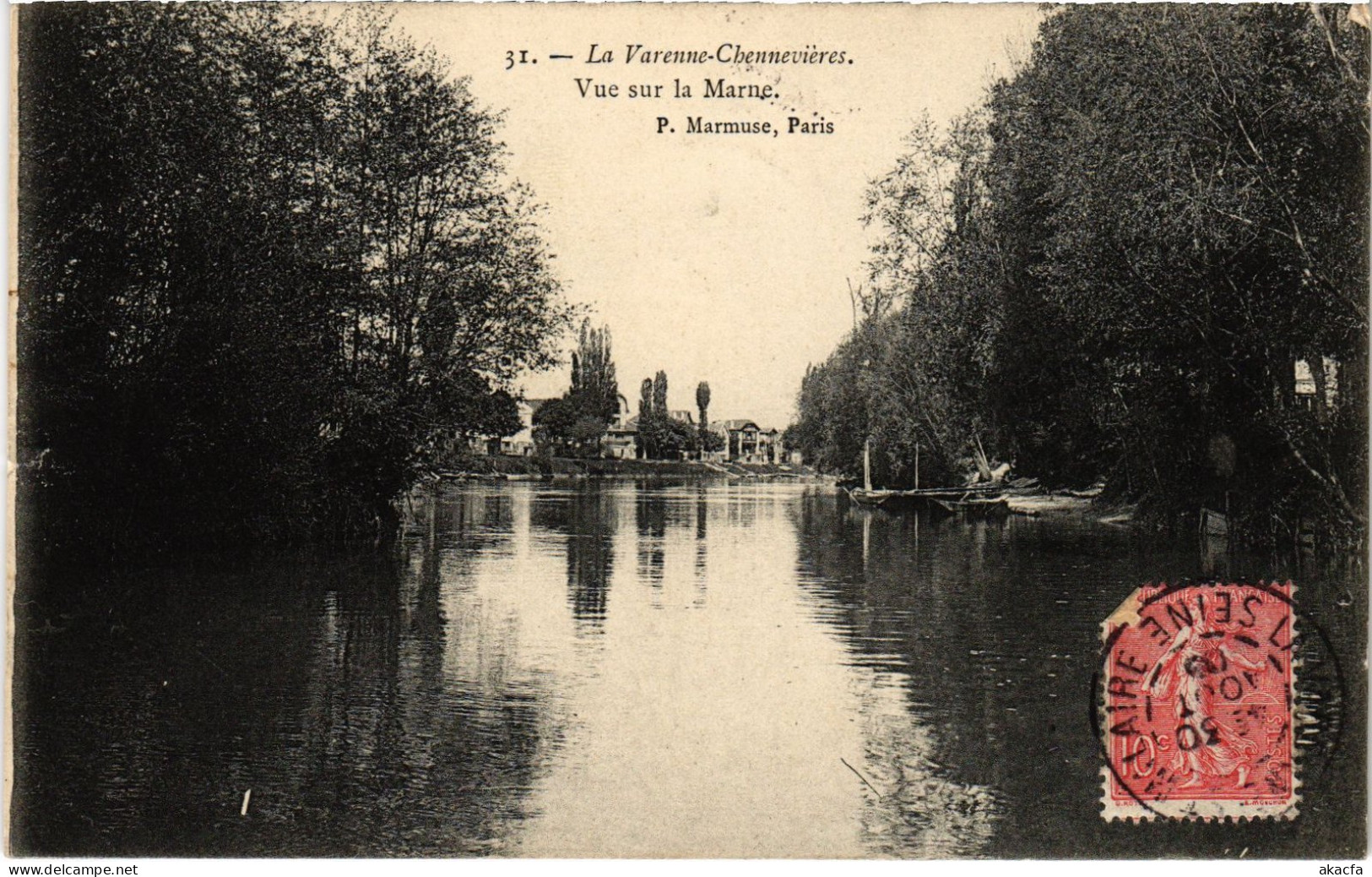 CPA La Varenne-Chennevieres Vue sur la Marne (1279766)