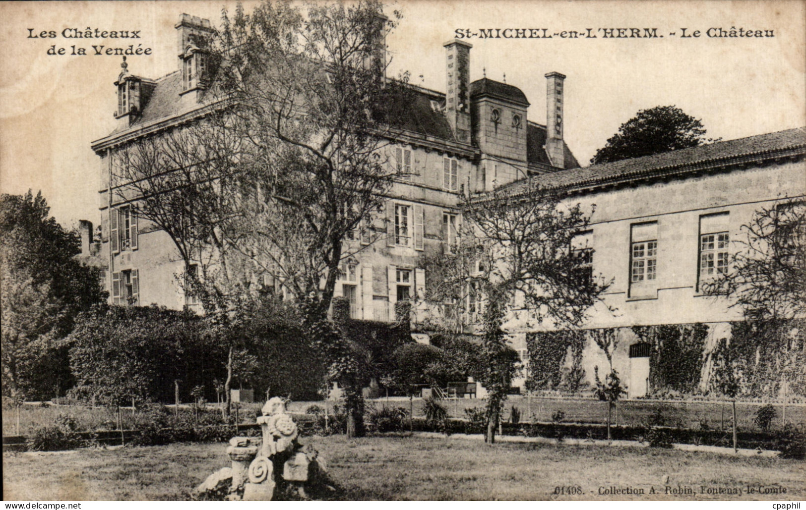 CPA La Vendee Pittoresque St Michel en L'Herm Le Chateau