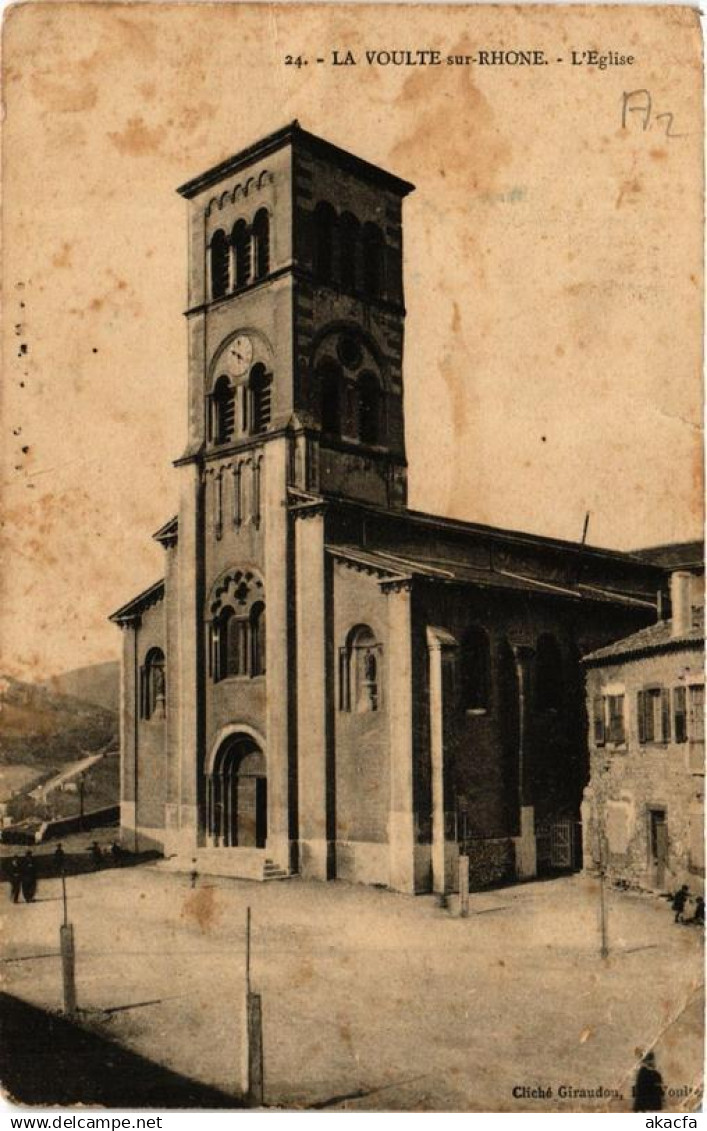 CPA La VOULTE-sur-RHONE L'Église (660614)